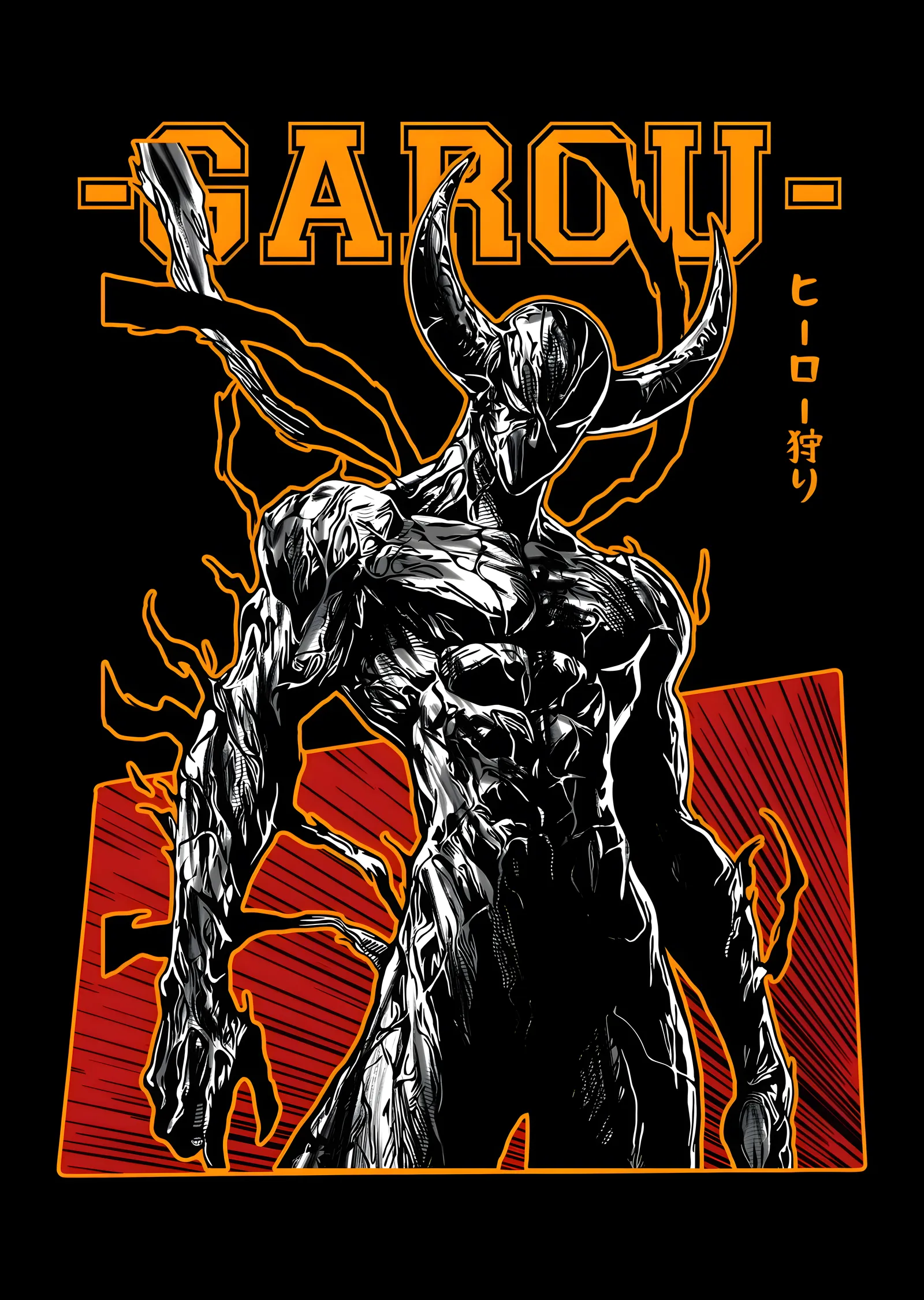 Garou: Kahraman Avcısı metal tablo
