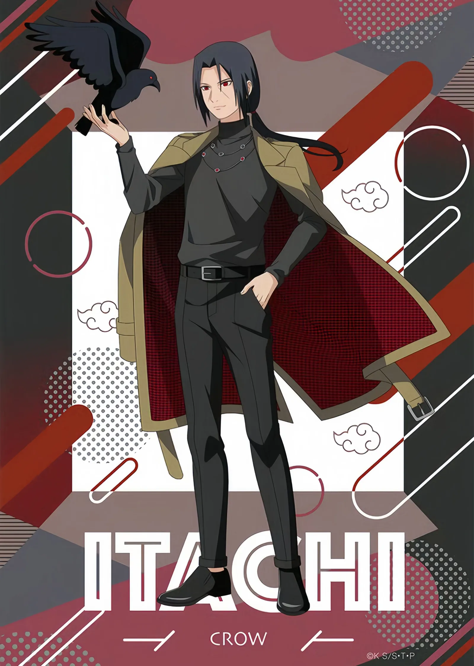 Naruto - Uchiha Itachi: Karakter Kartı metal tablo
