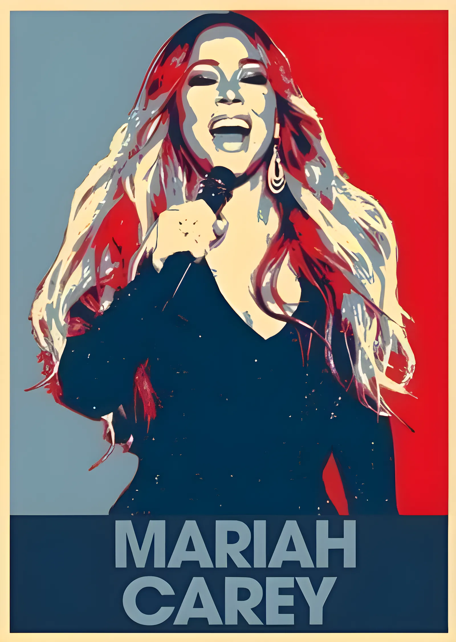 Mariah Carey: Umut Posteri metal tablo