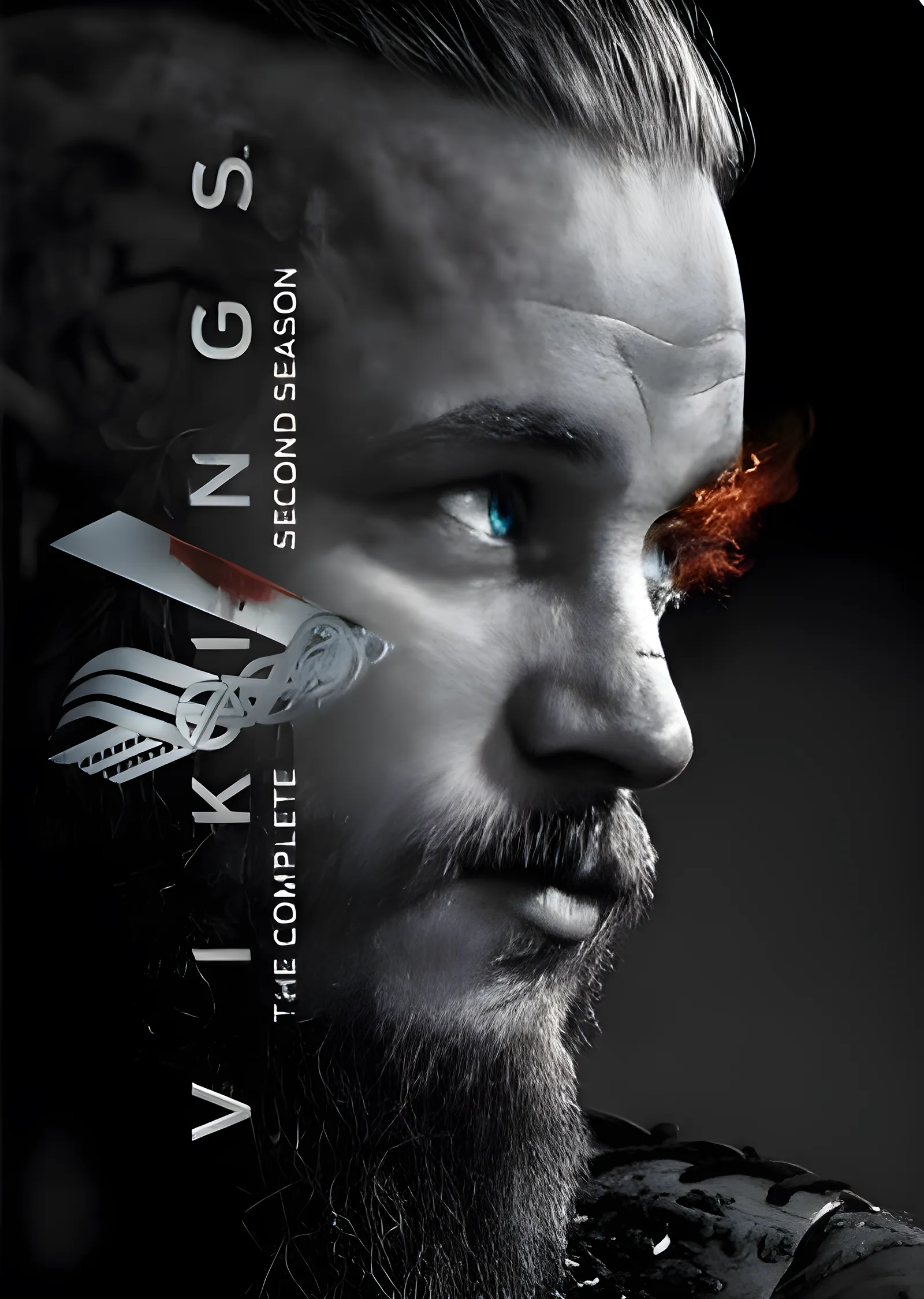 Vikings: Ragnar Portresi metal tablo