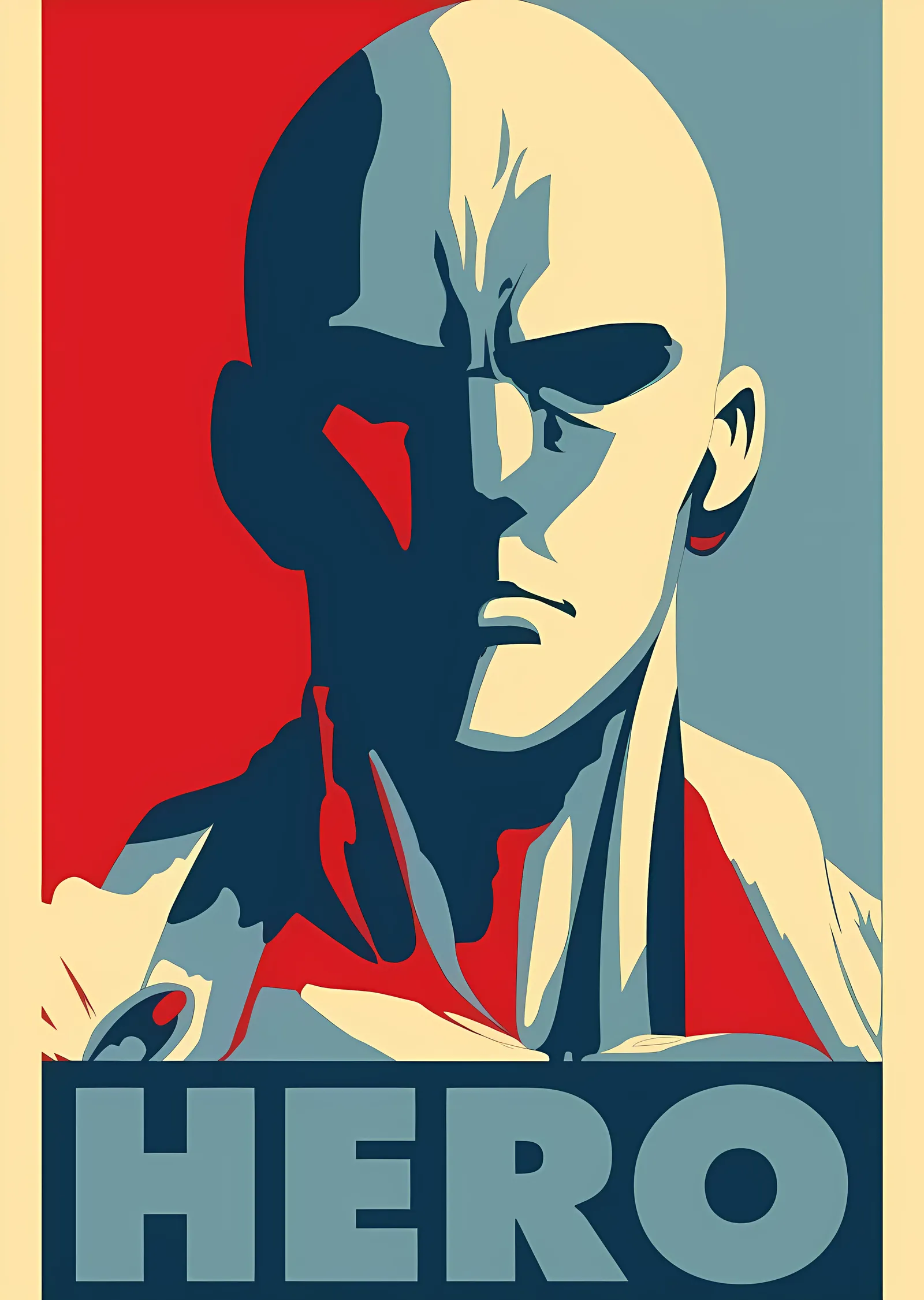 One Punch Man: Hero metal tablo
