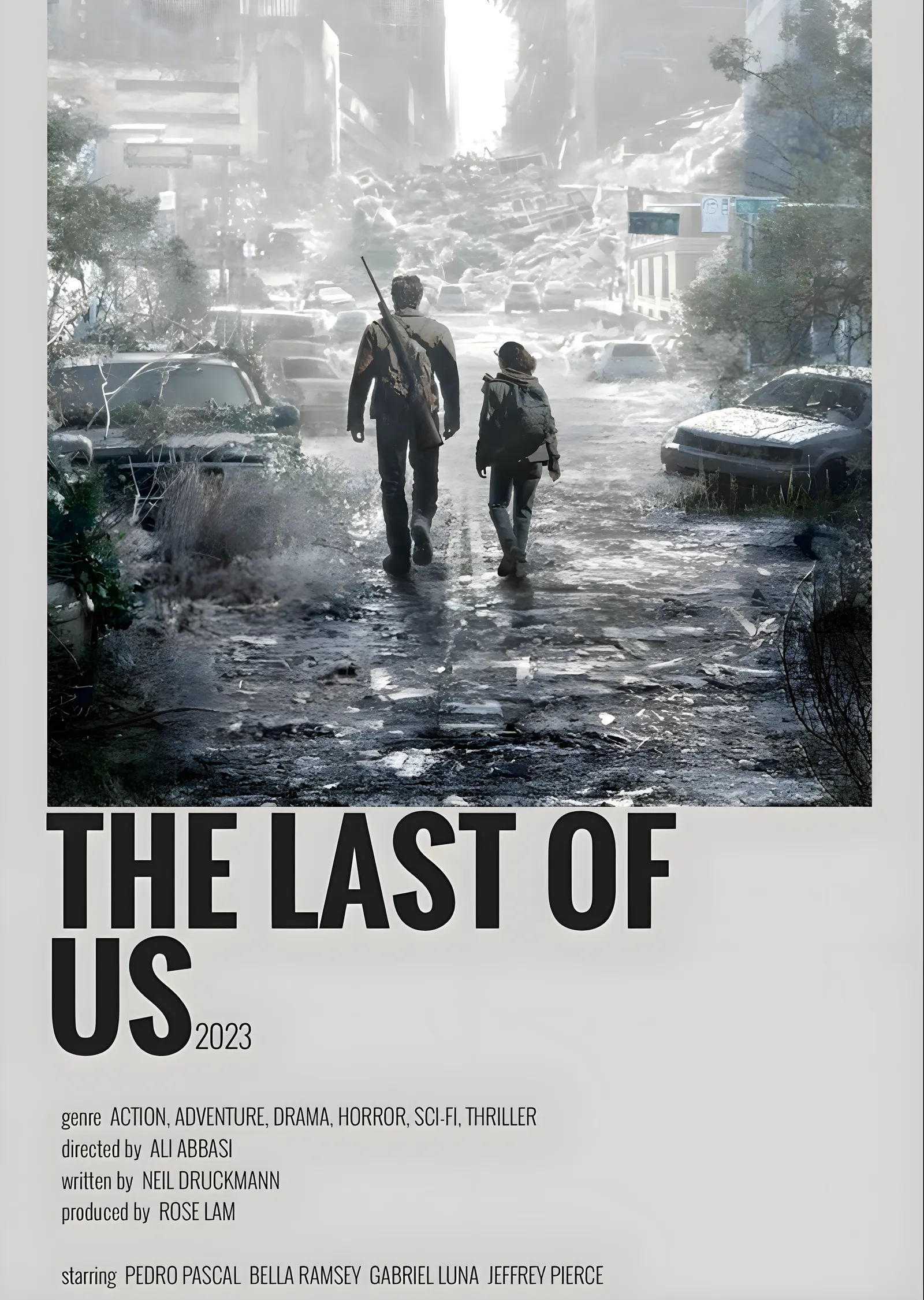 The Last of Us 2023 metal tablo