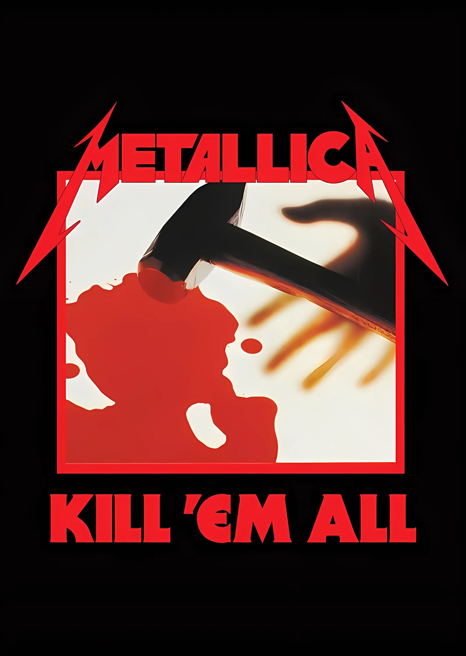 Metallica · Kill 'Em All metal tablo