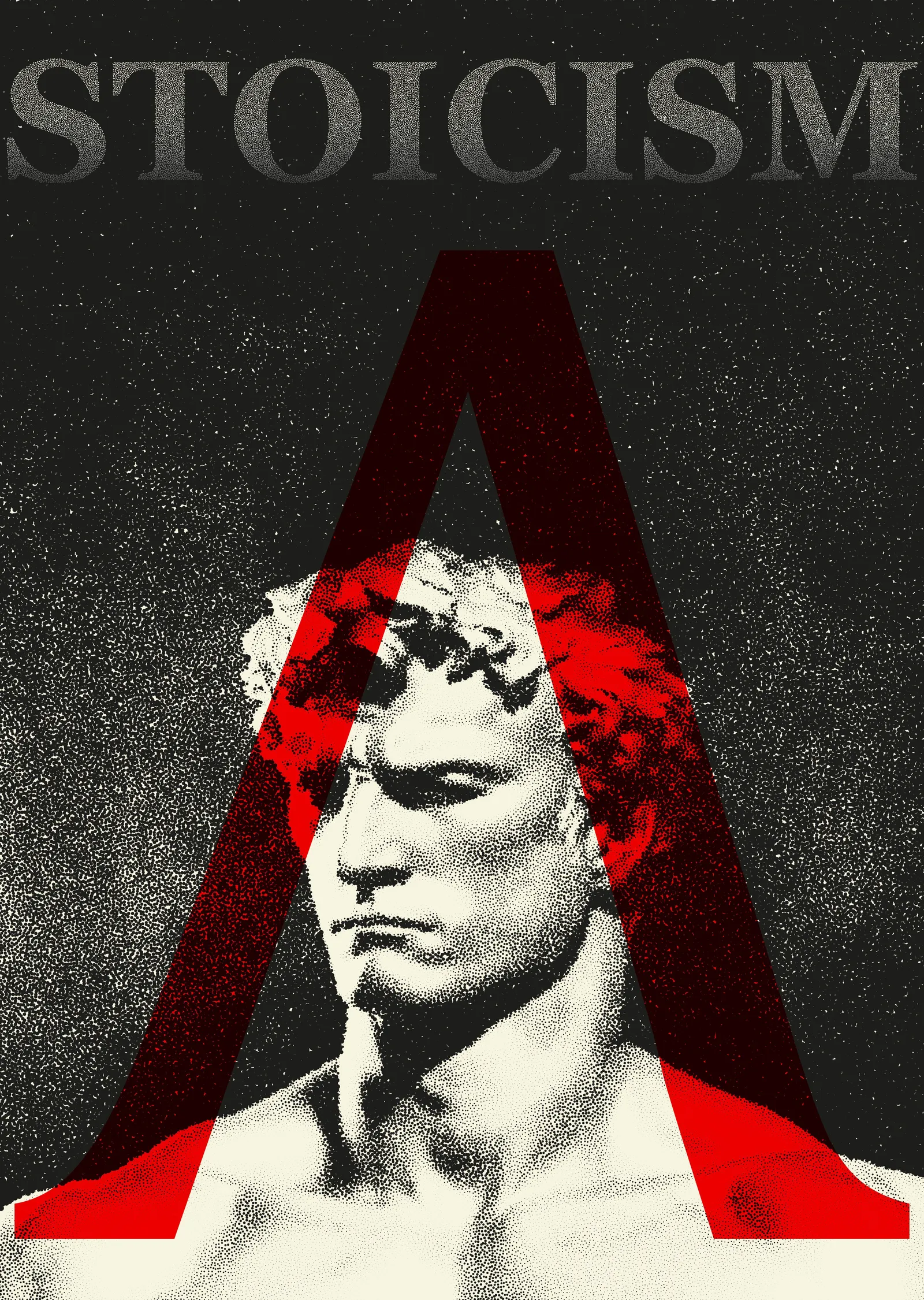 Stoicism: İnsanlık ve Düşünce metal tablo