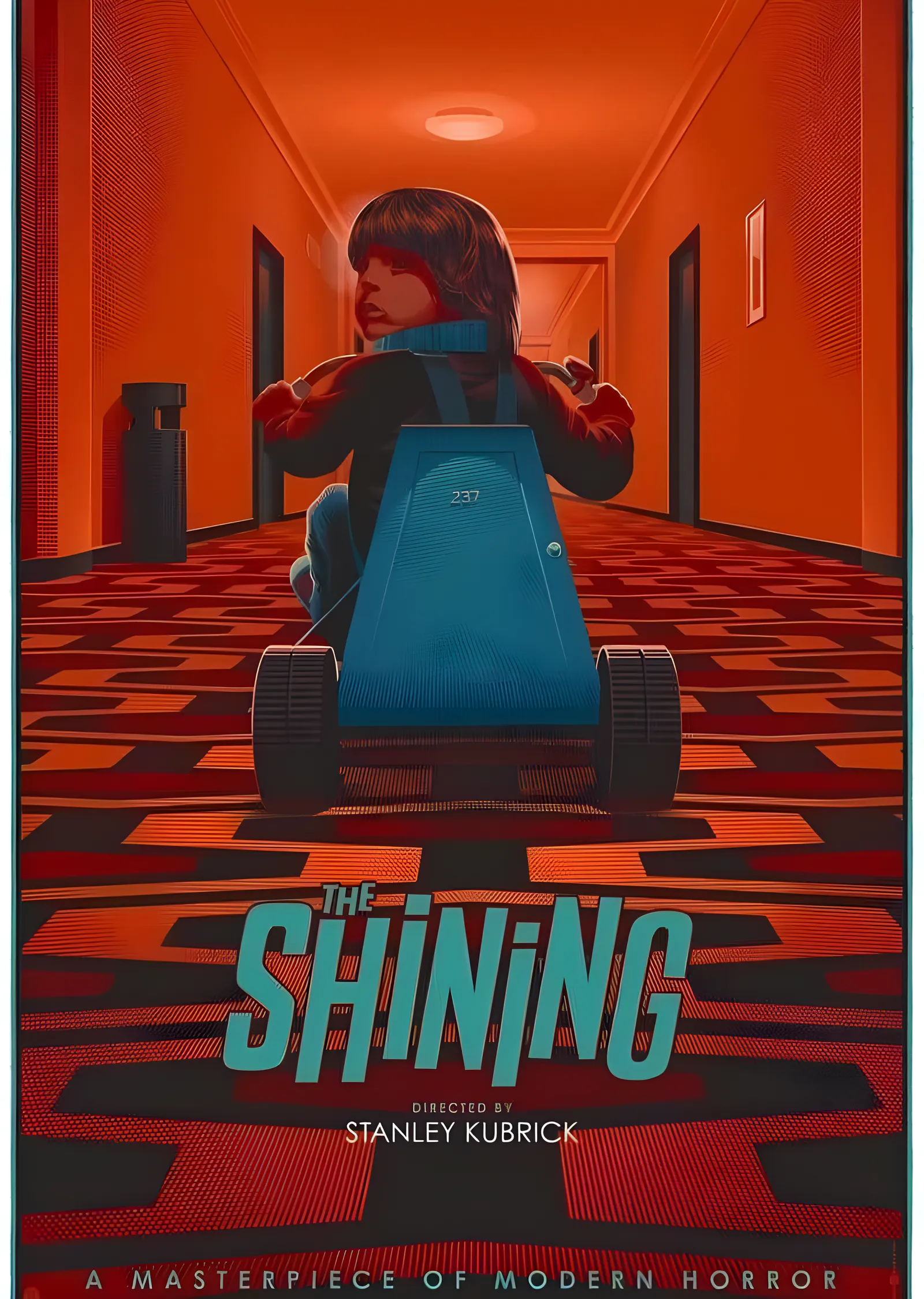 The Shining: Koridor metal tablo