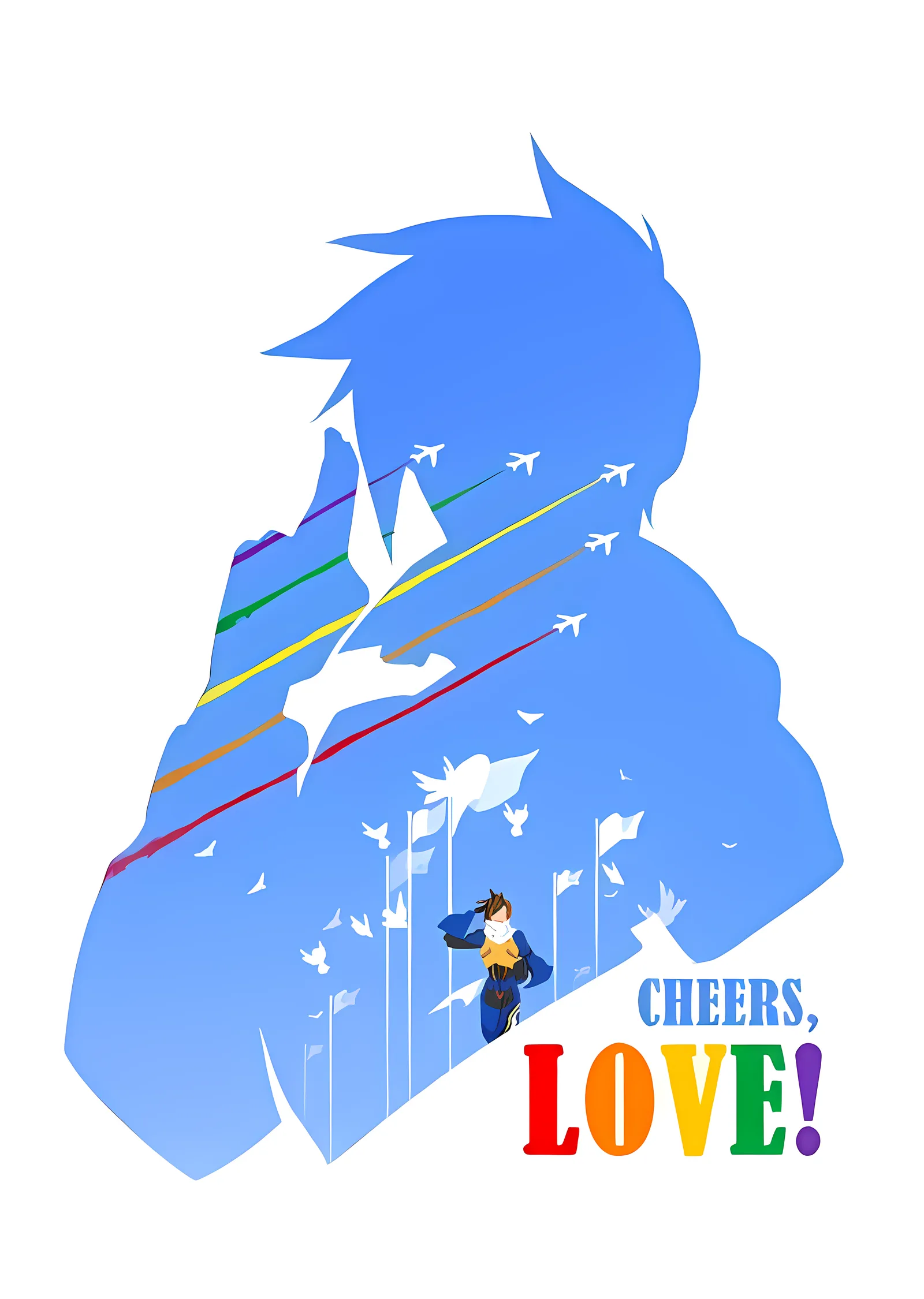 Tracer - Cheers, Love! metal tablo