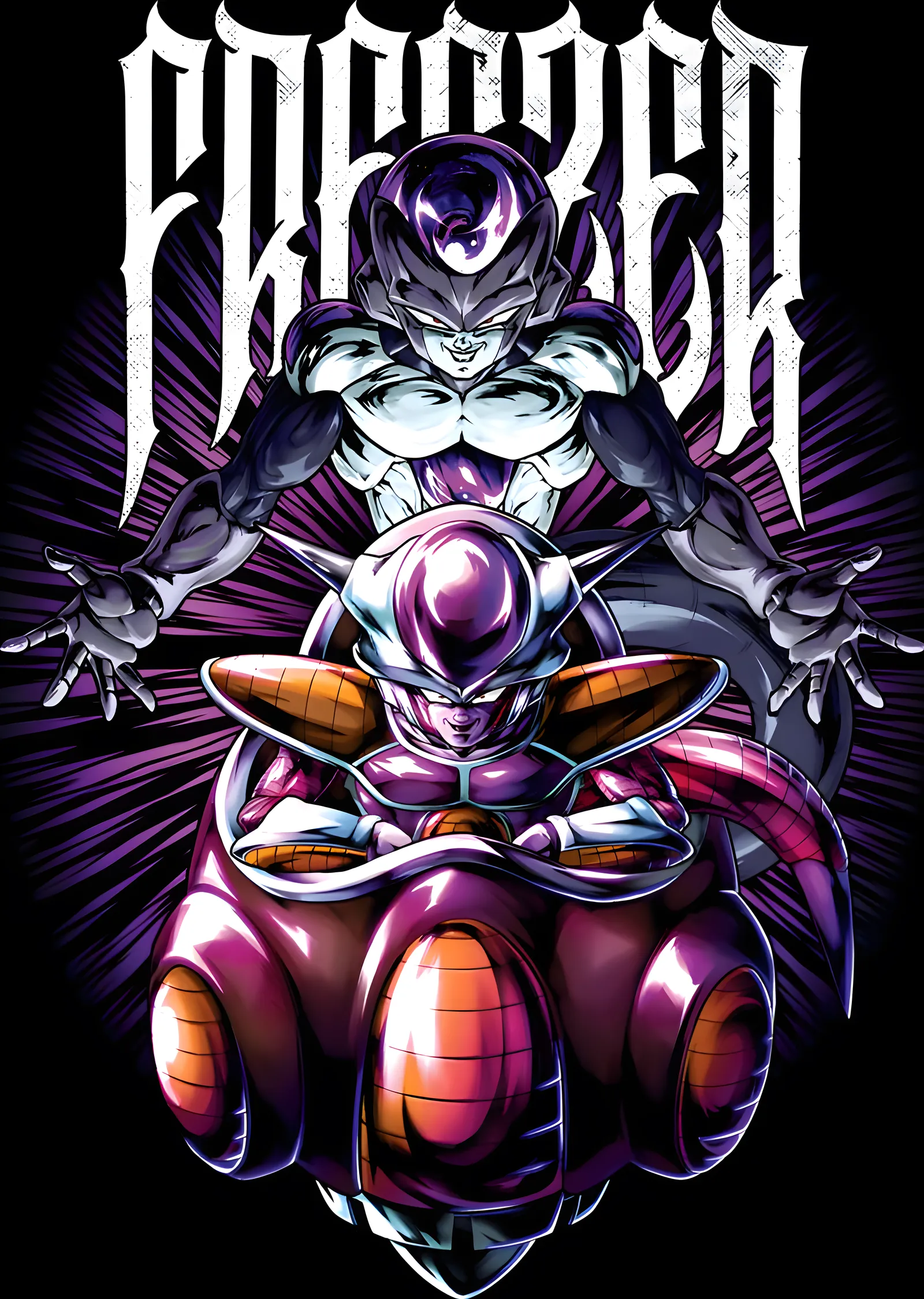 Frieza: Evrenin Hükümdarı metal tablo