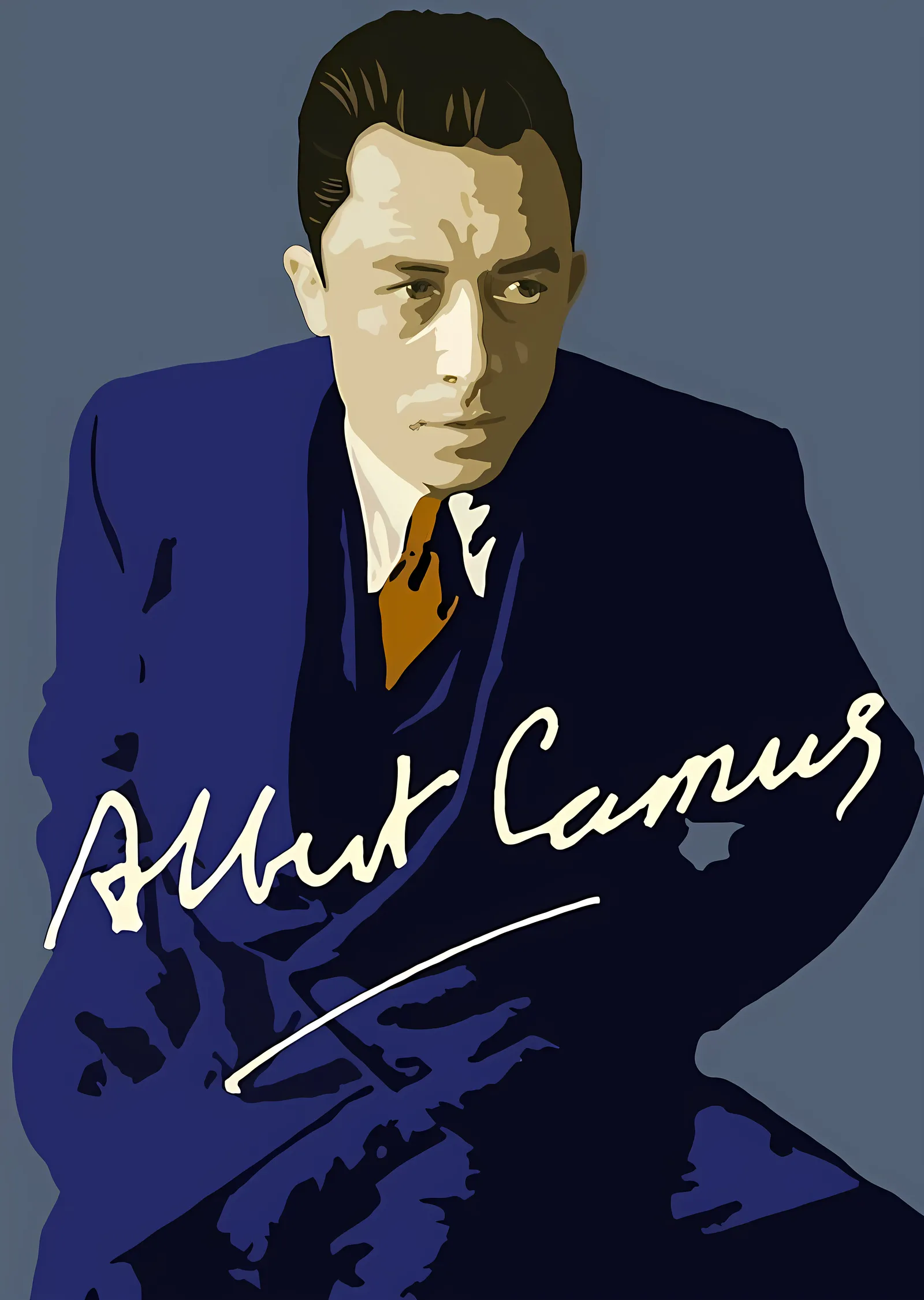 Albert Camus: Varoluşçu Düşünür metal tablo