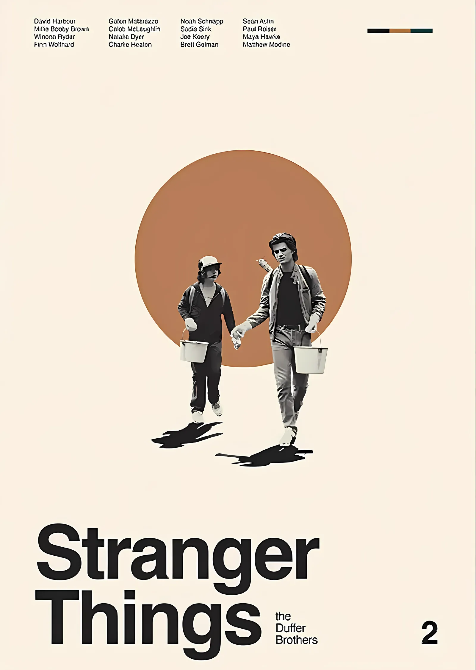 Stranger Things: Duffer Brothers' Dizi metal tablo