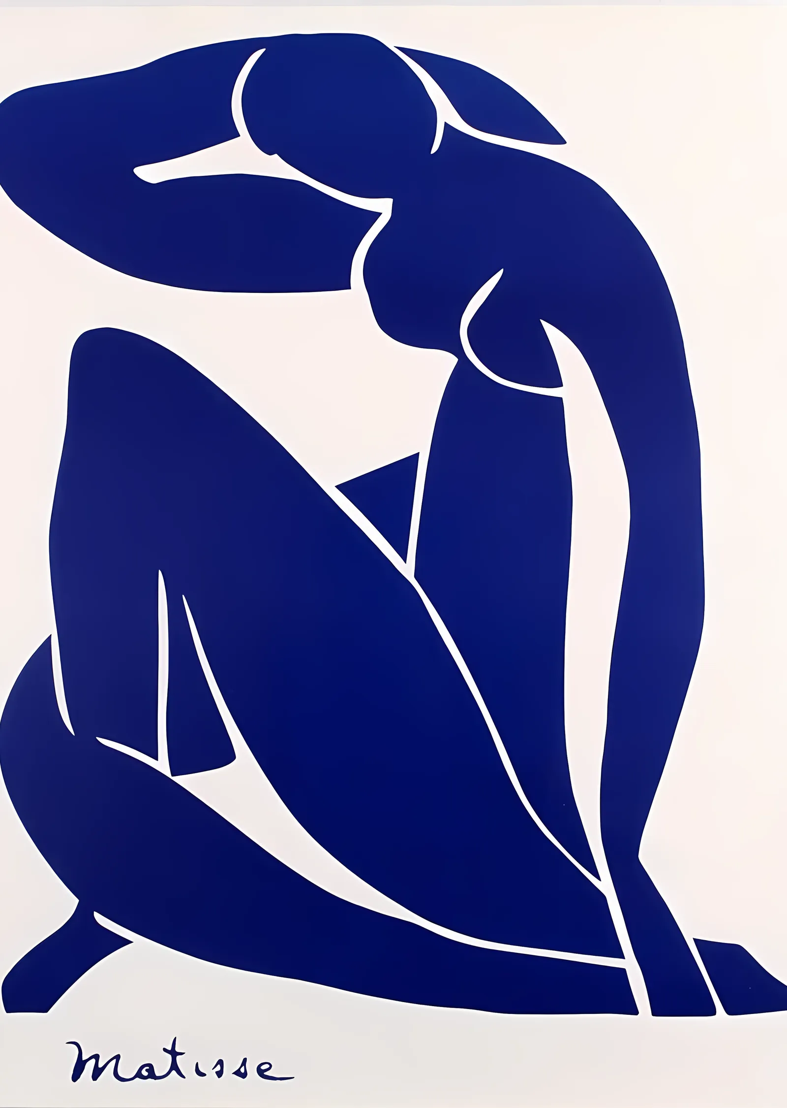 Matisse: Nu Bleu metal tablo