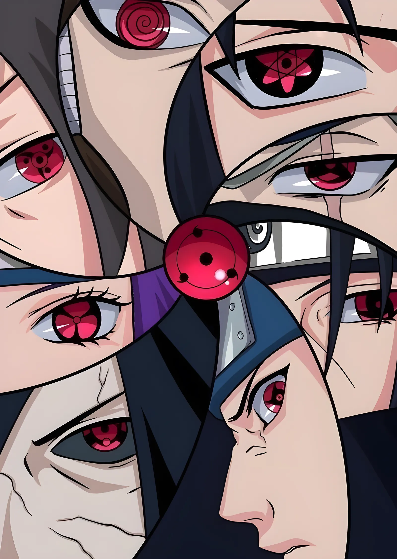 Sharingan Gözler metal tablo