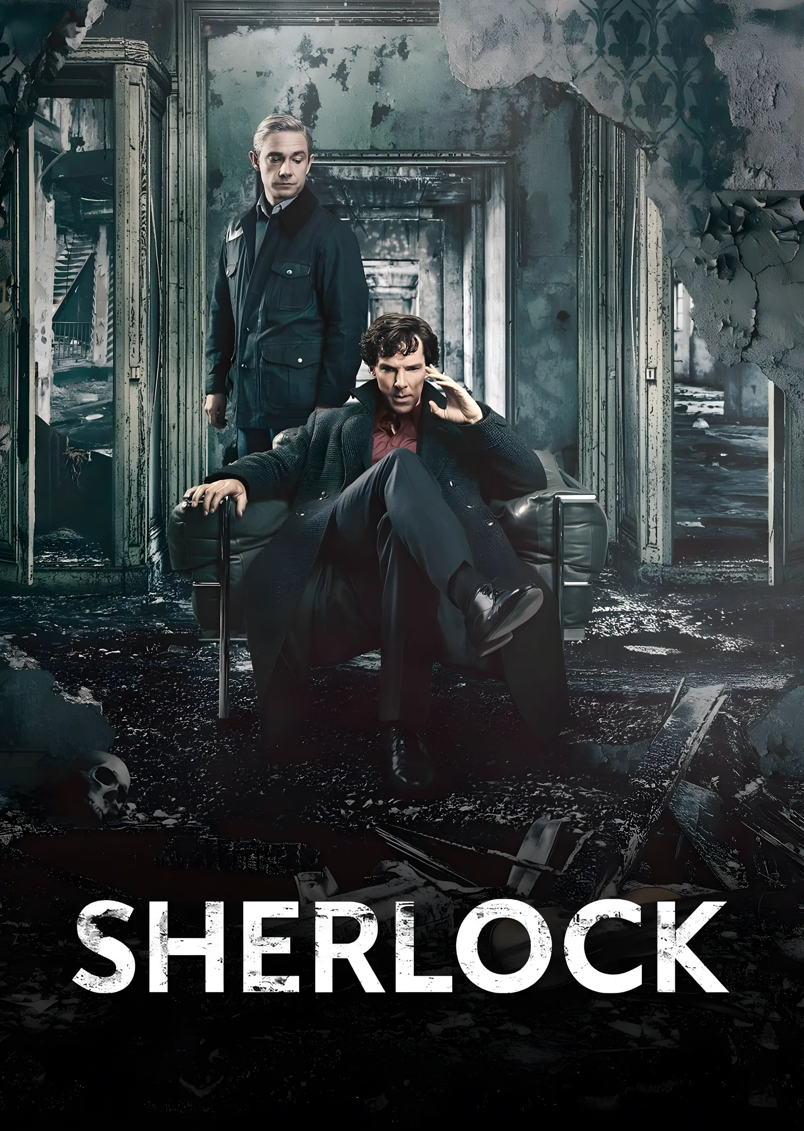 Sherlock metal tablo