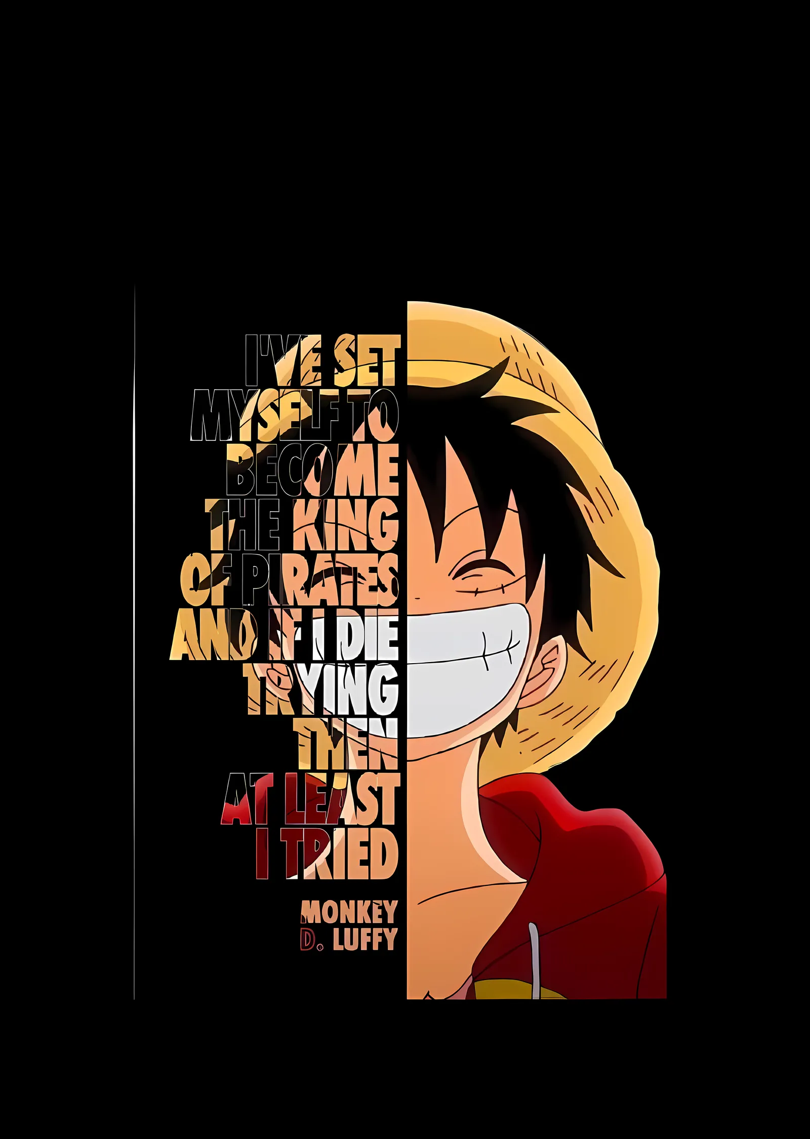 Monkey D. Luffy: Korsanlar Kralı Olmak metal tablo