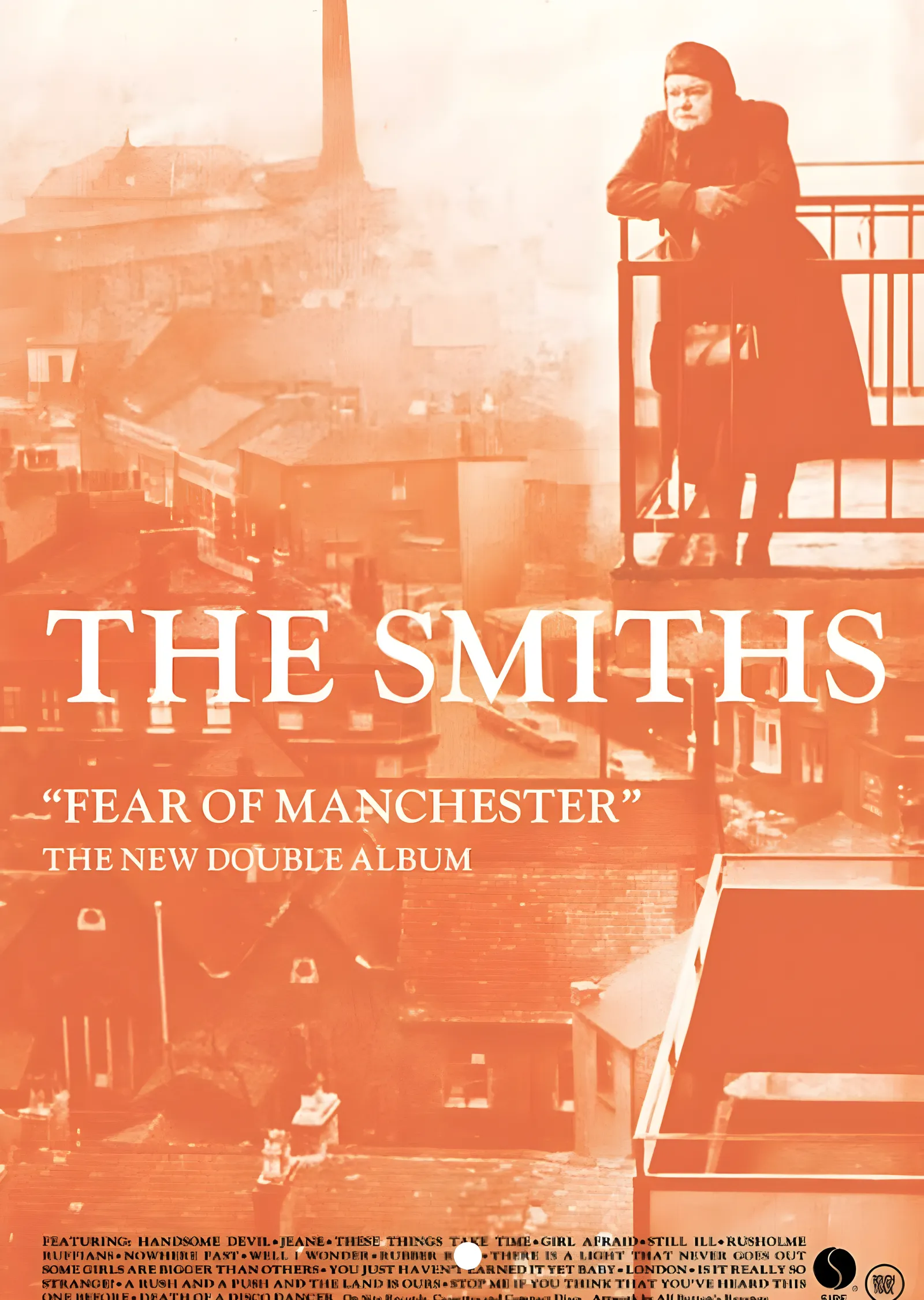 The Smiths: Fear of Manchester metal tablo