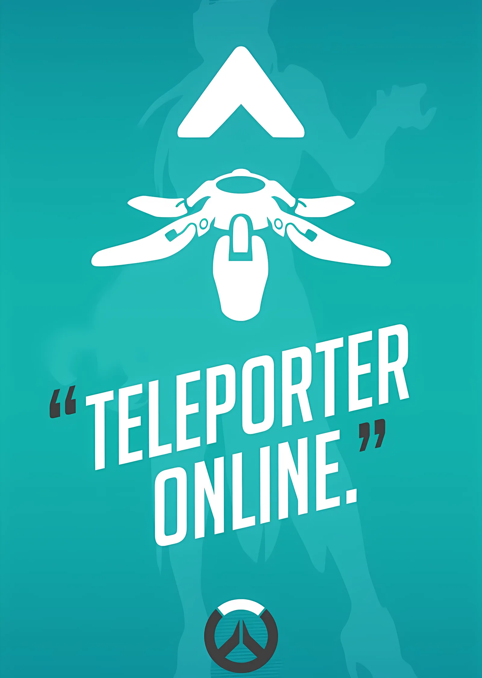 Symmetra - Teleporter Online metal tablo