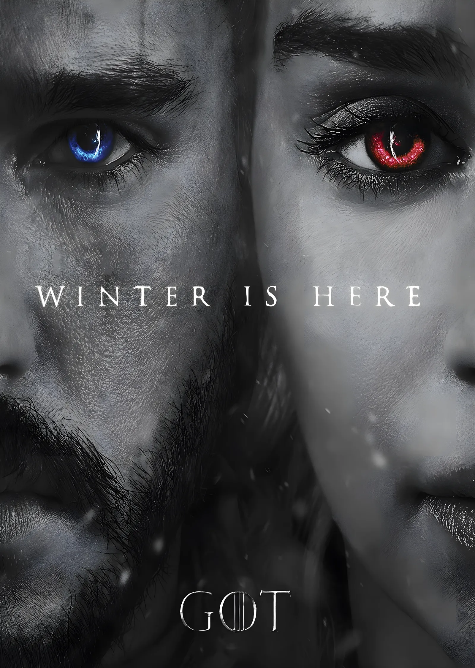 Game of Thrones: Kış Burada metal tablo