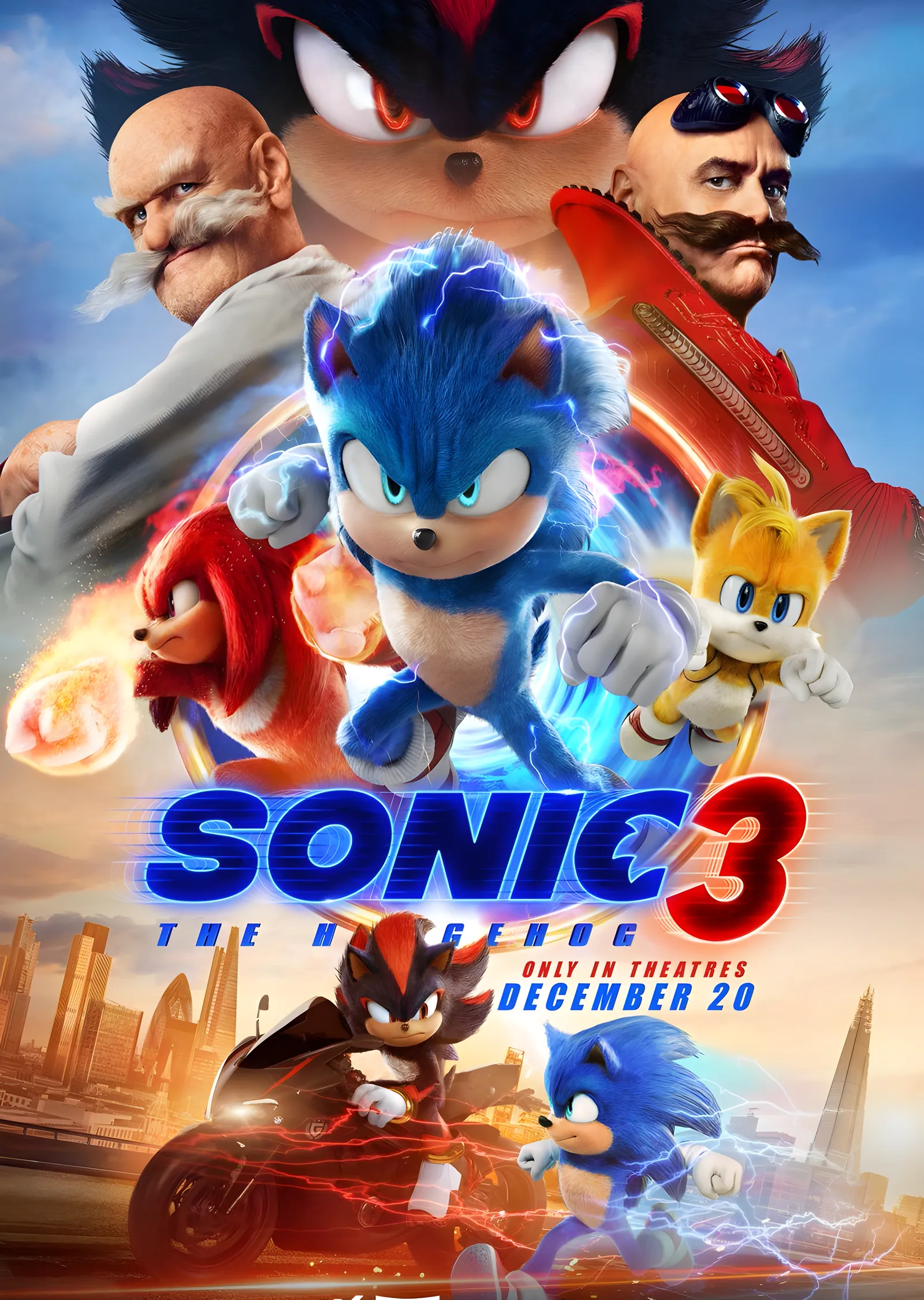 Sonic 3: Karanlık Hız metal tablo