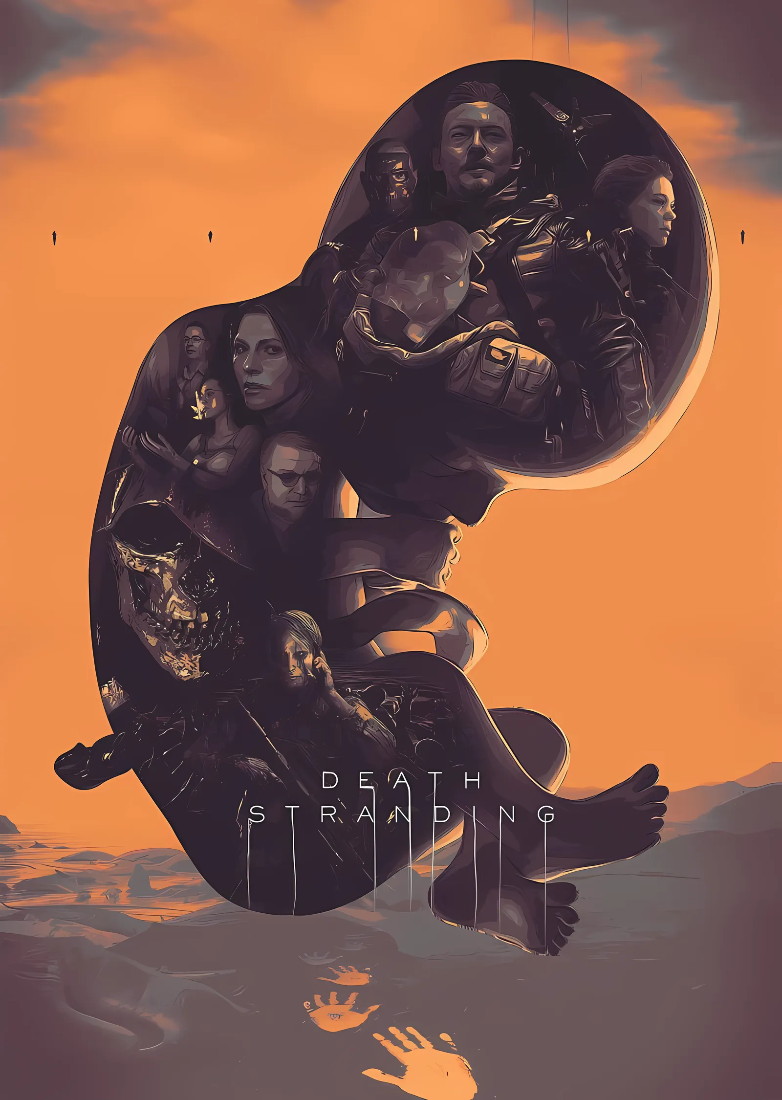 Death Stranding: Bağlantıların Ötesinde metal tablo