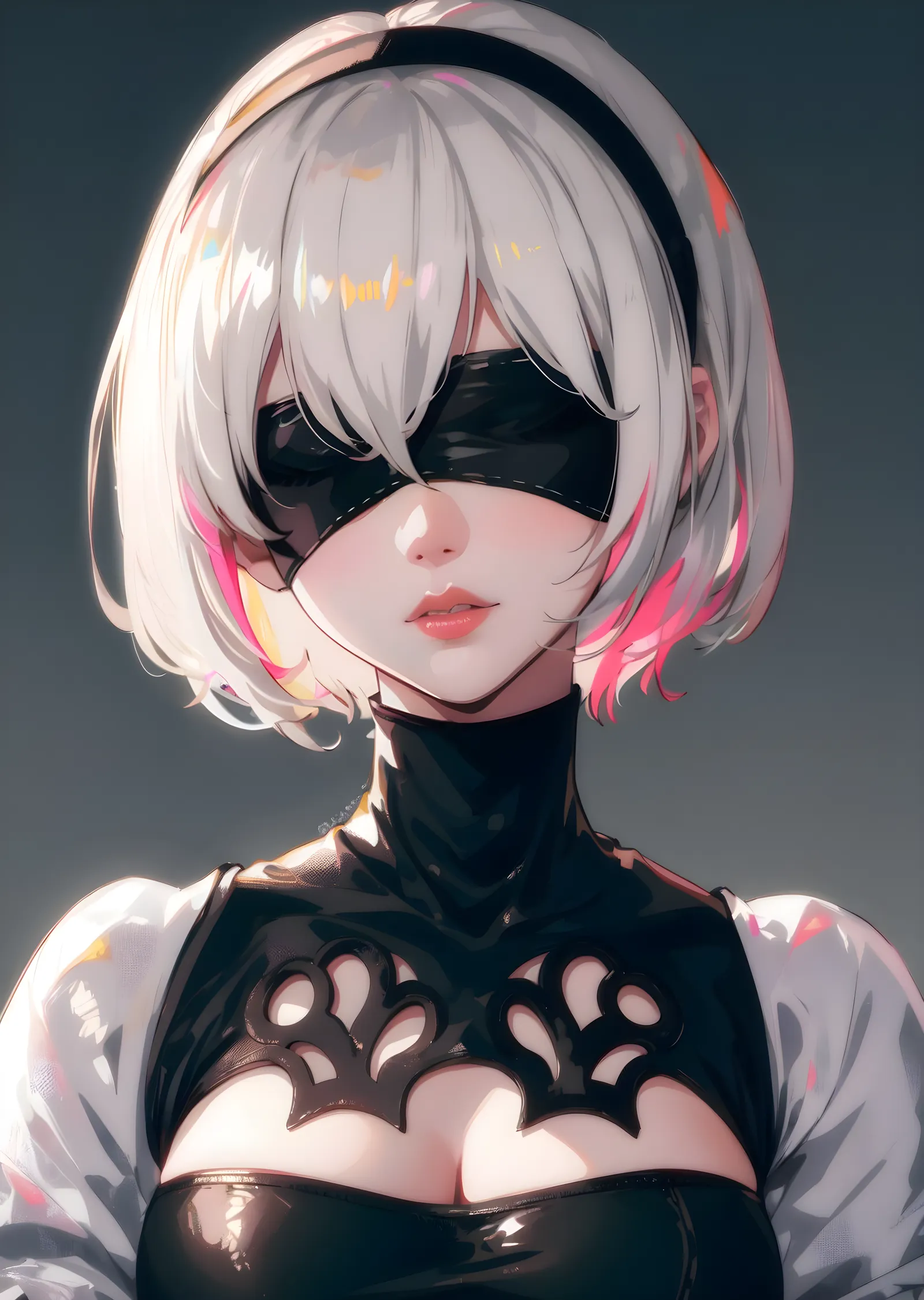 NieR:Automata: YoRHa No.2 Type B metal tablo