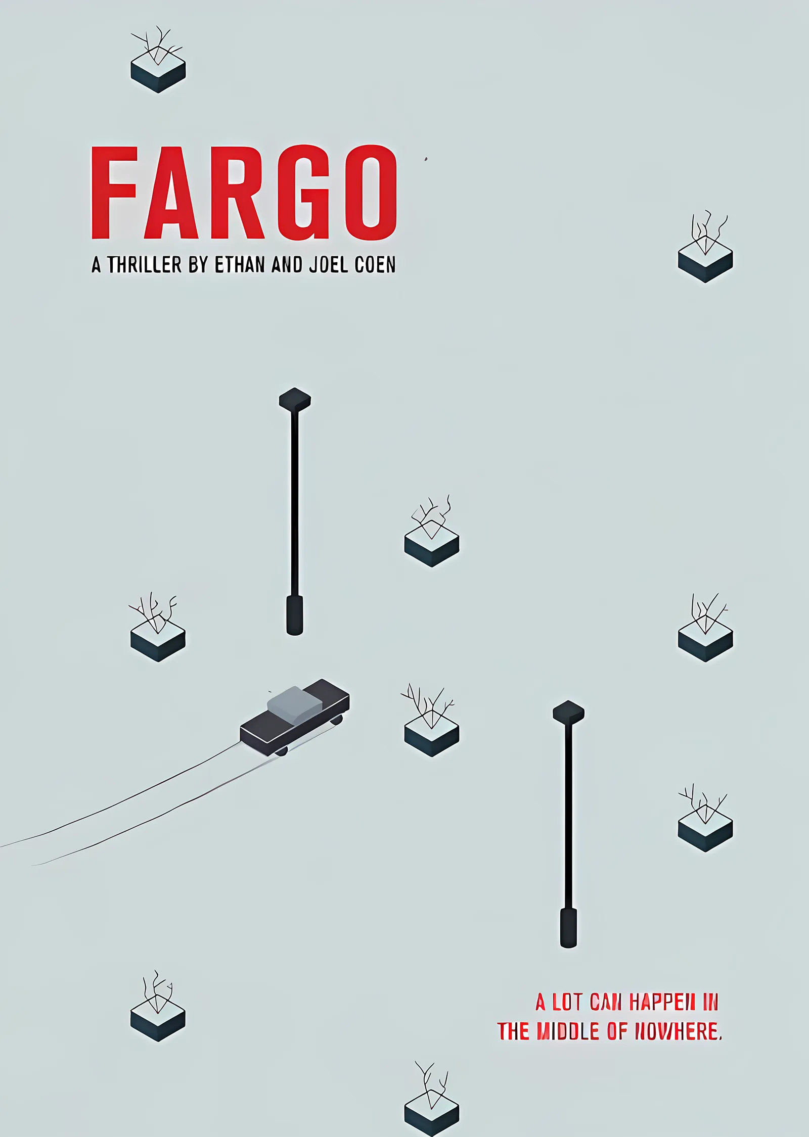 Fargo: Kar Yolu metal tablo