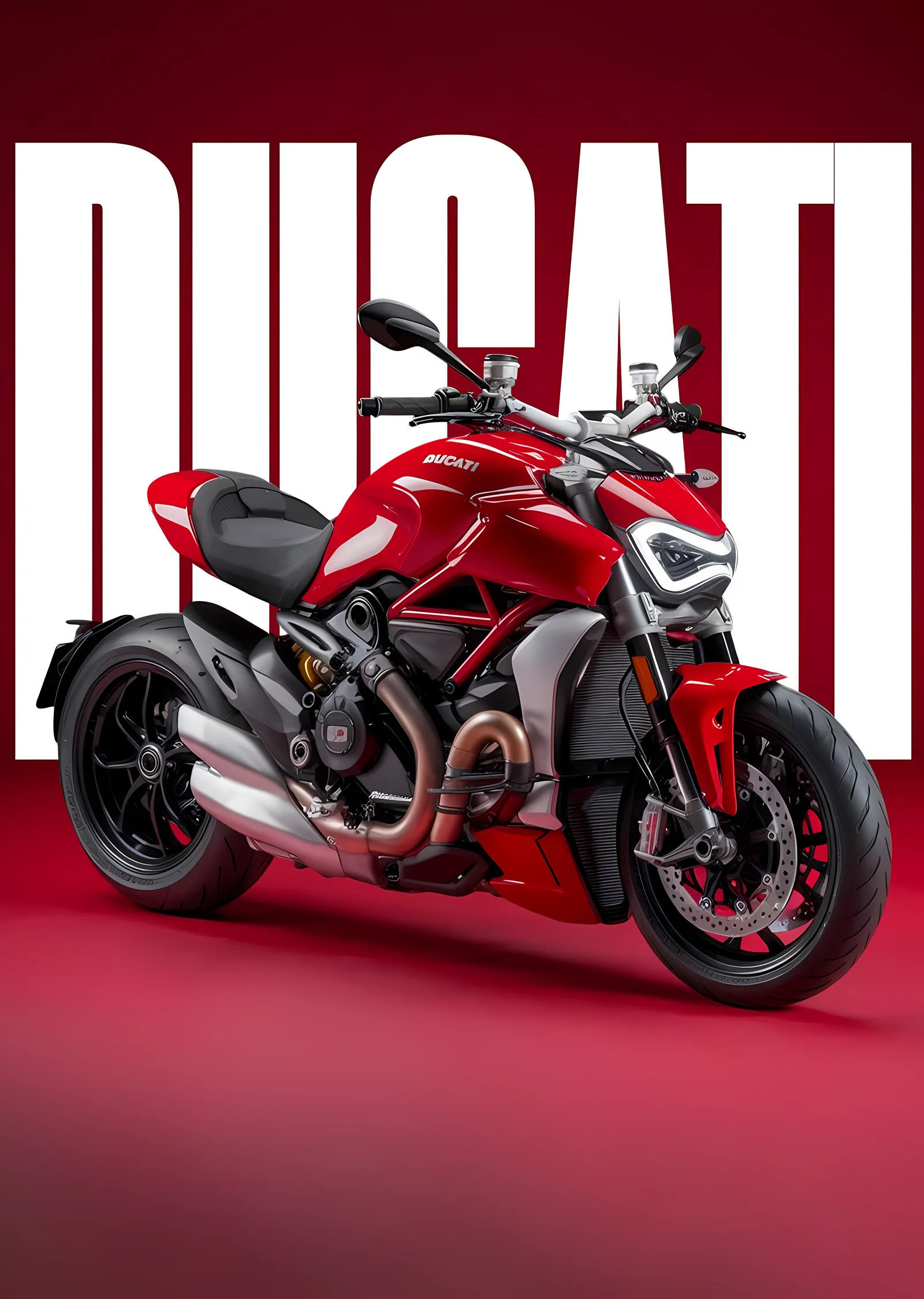 Ducati metal tablo
