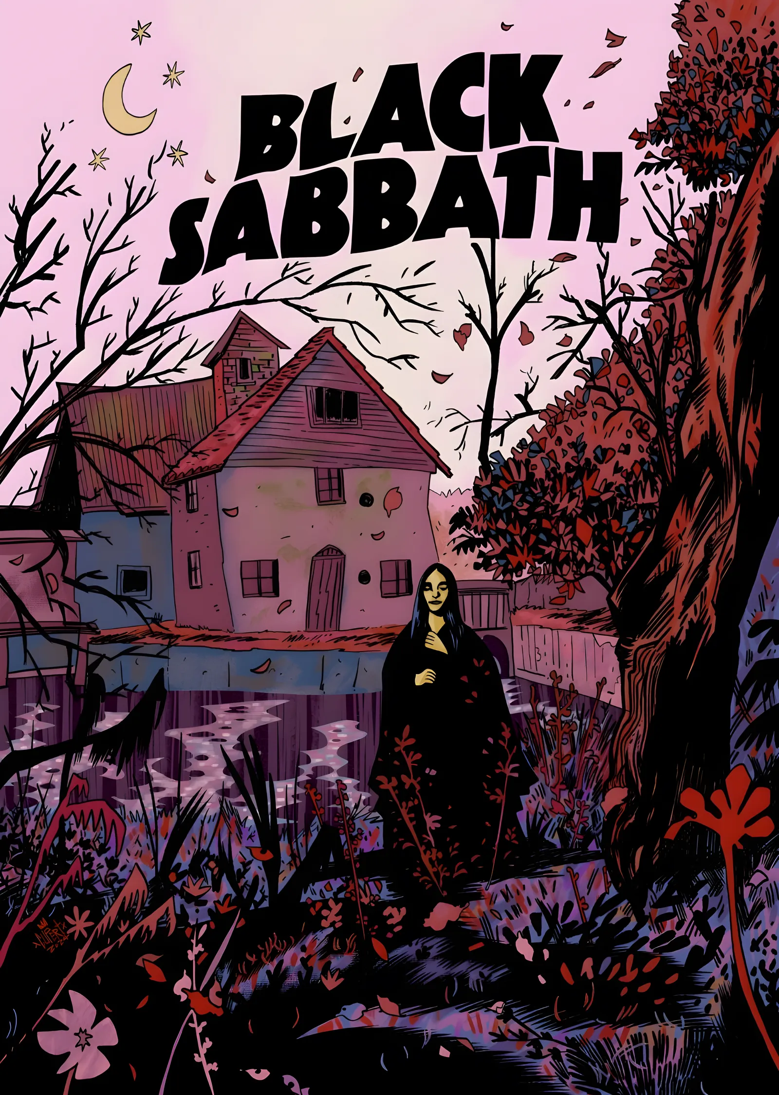 Black Sabbath metal tablo