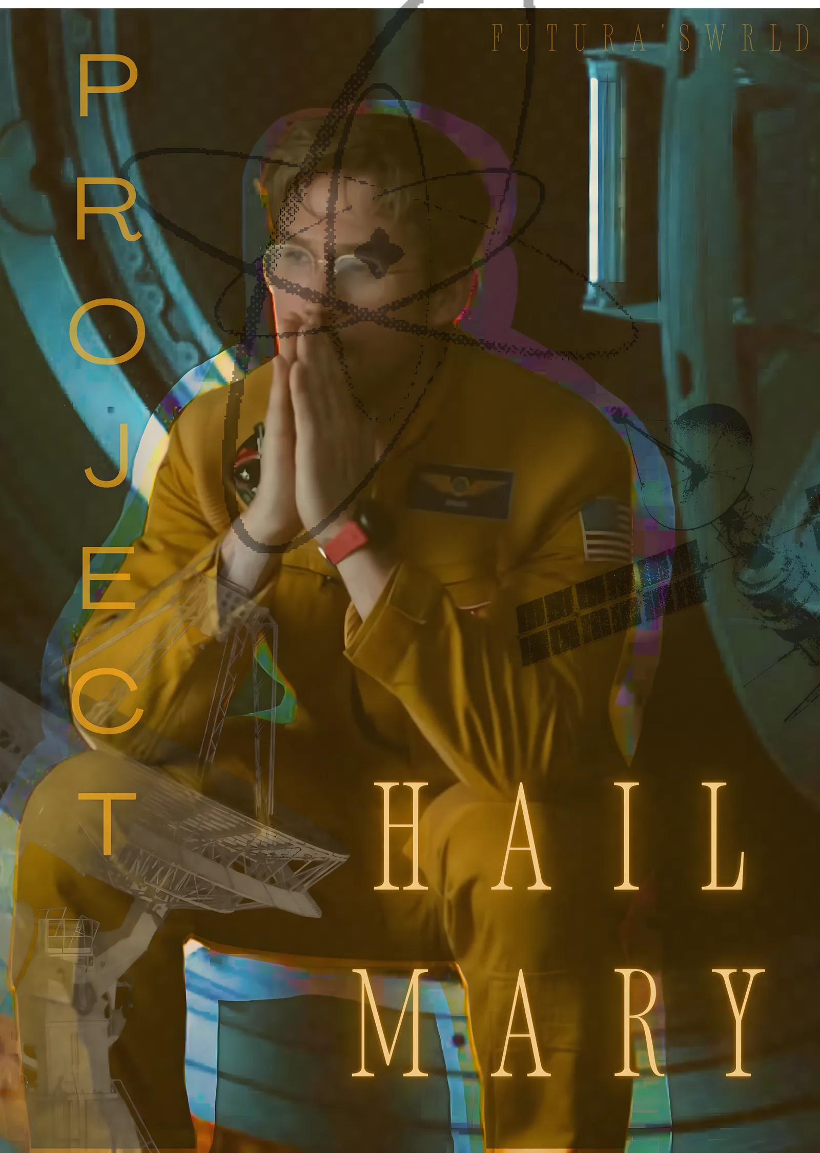 Project Hail Mary - Ryland Grace metal tablo