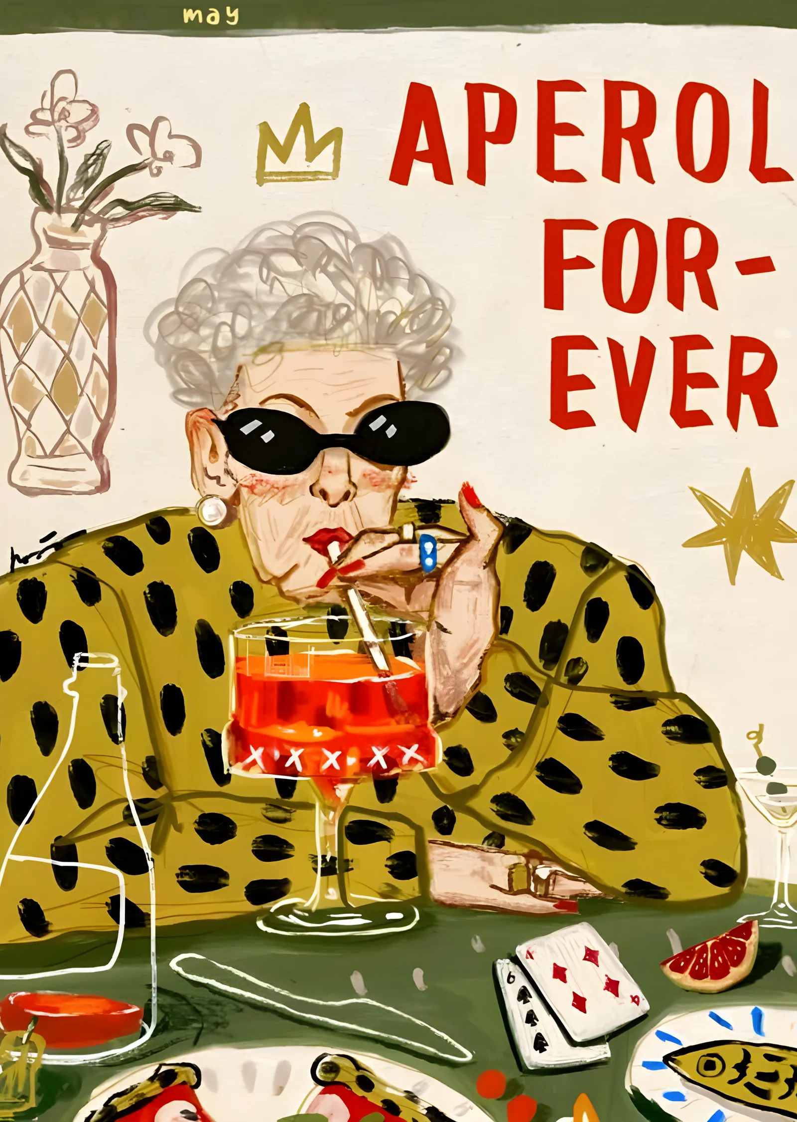 Aperol Forever metal tablo
