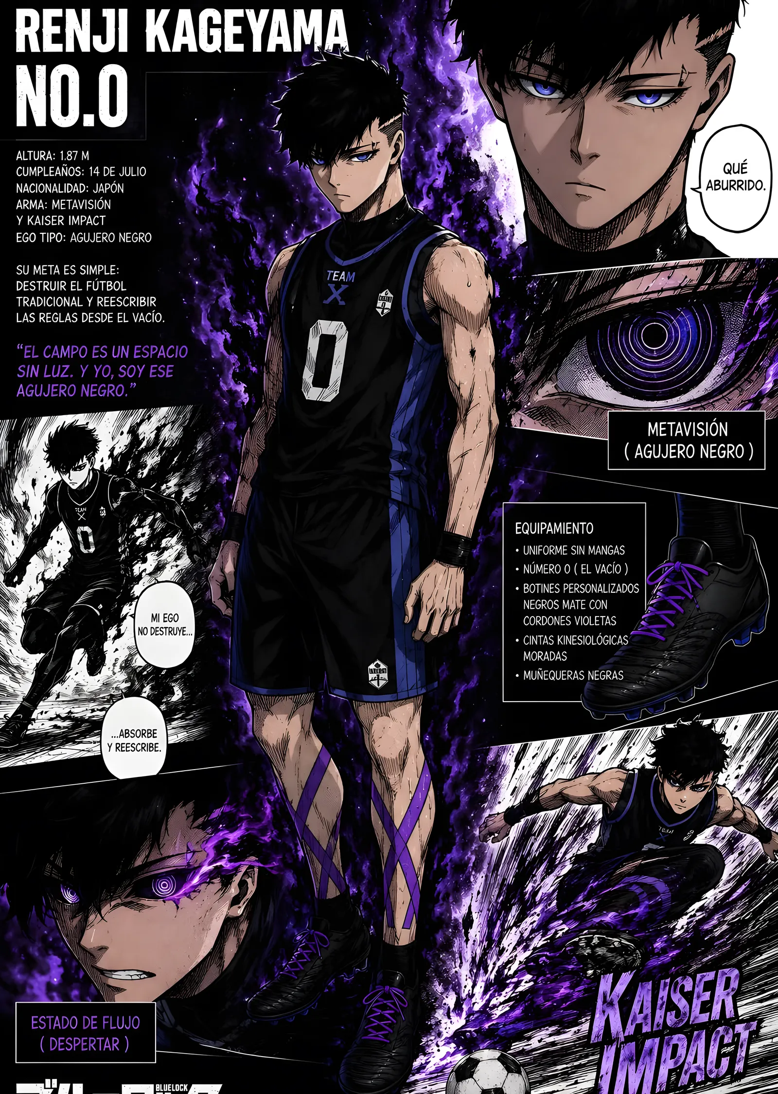 Blue Lock: Rin Itoshi Künyesi metal tablo