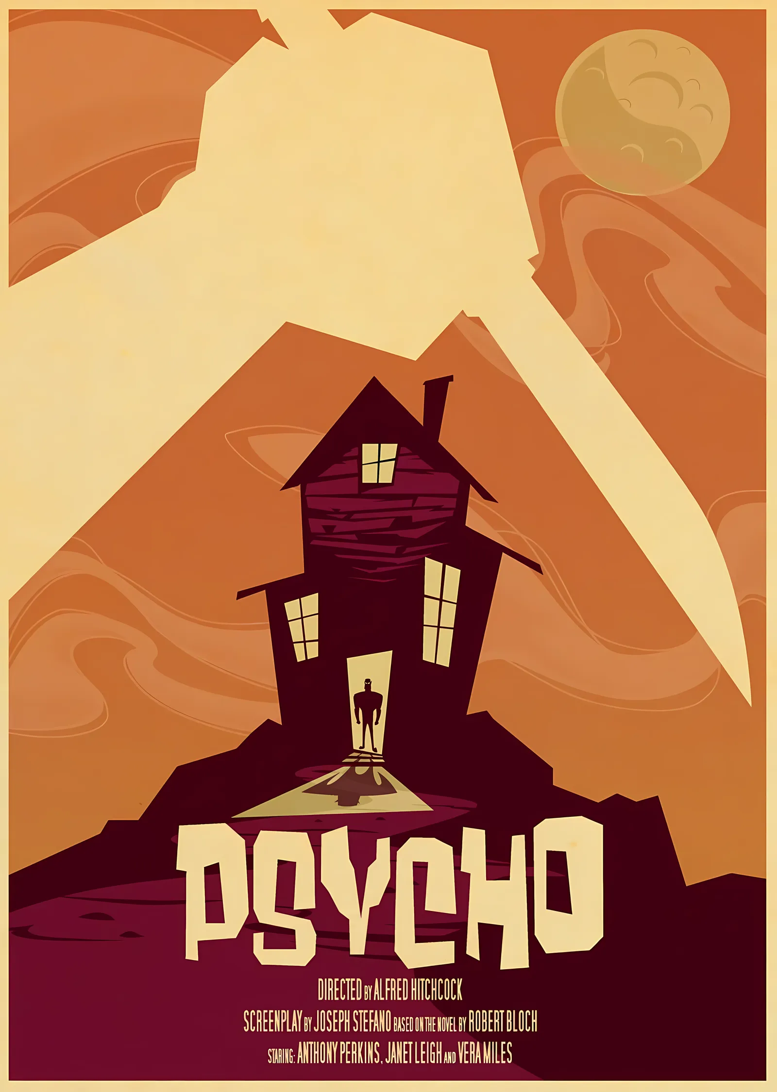Psycho: Bates Motel metal tablo