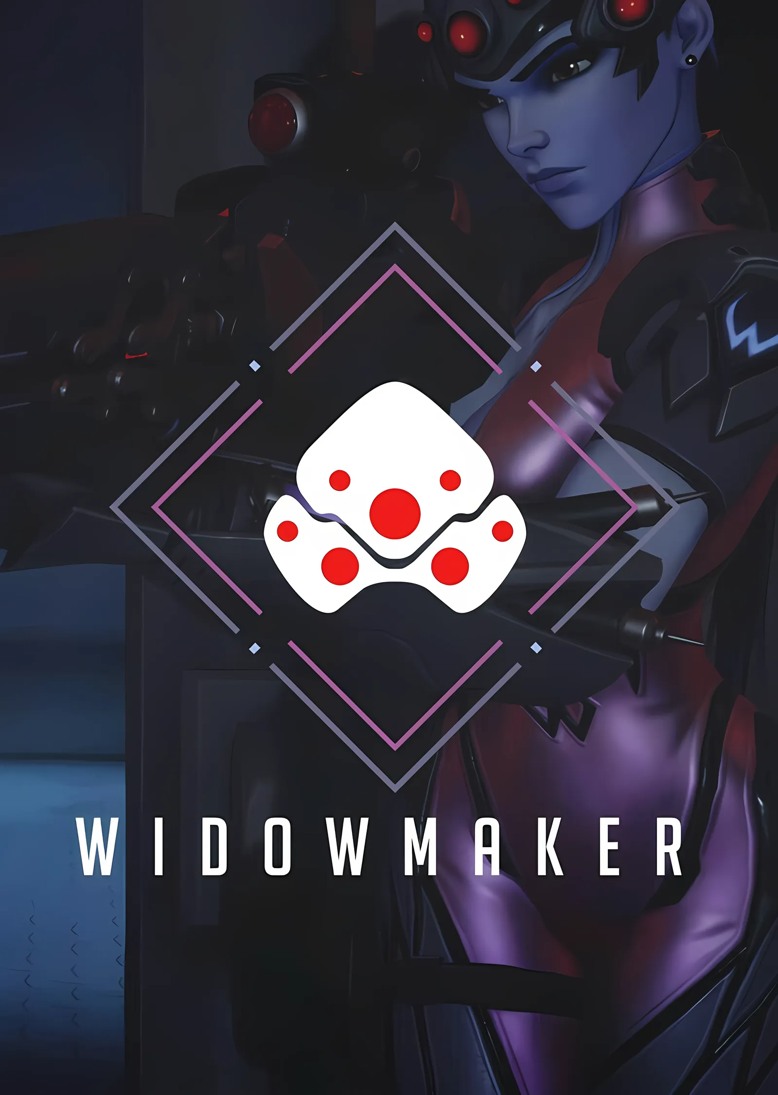 Widowmaker Overwatch metal tablo