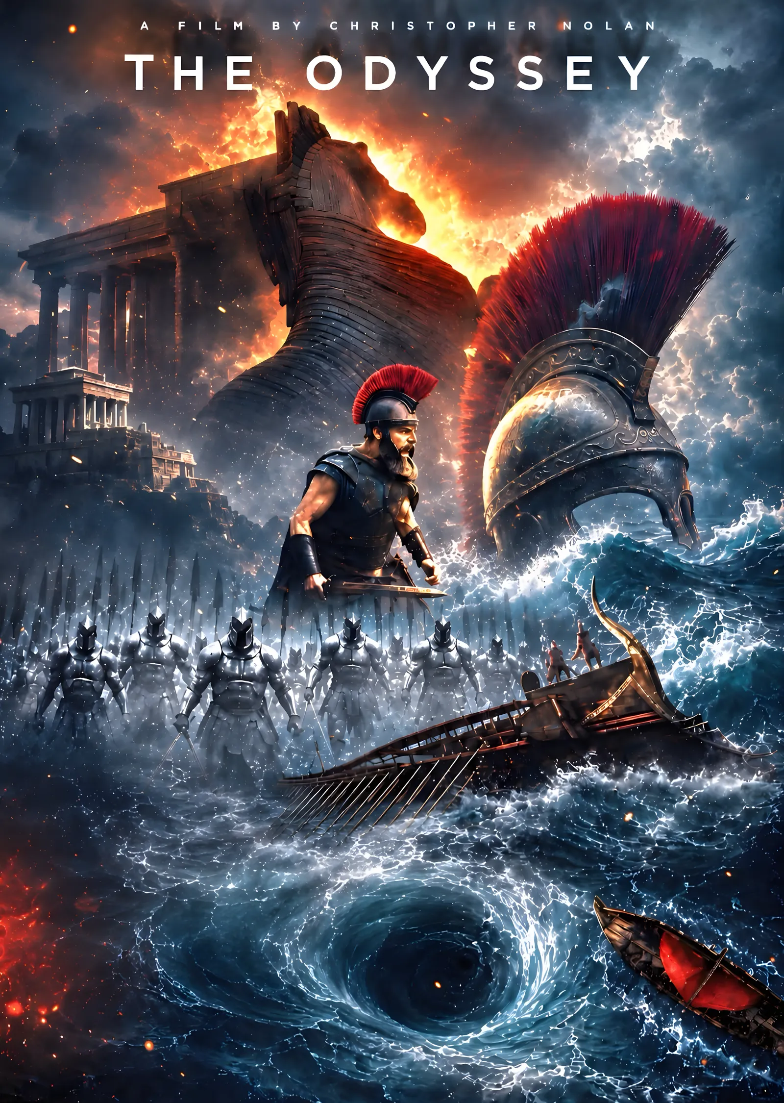The Odyssey: Kadırga ve Girdap metal tablo
