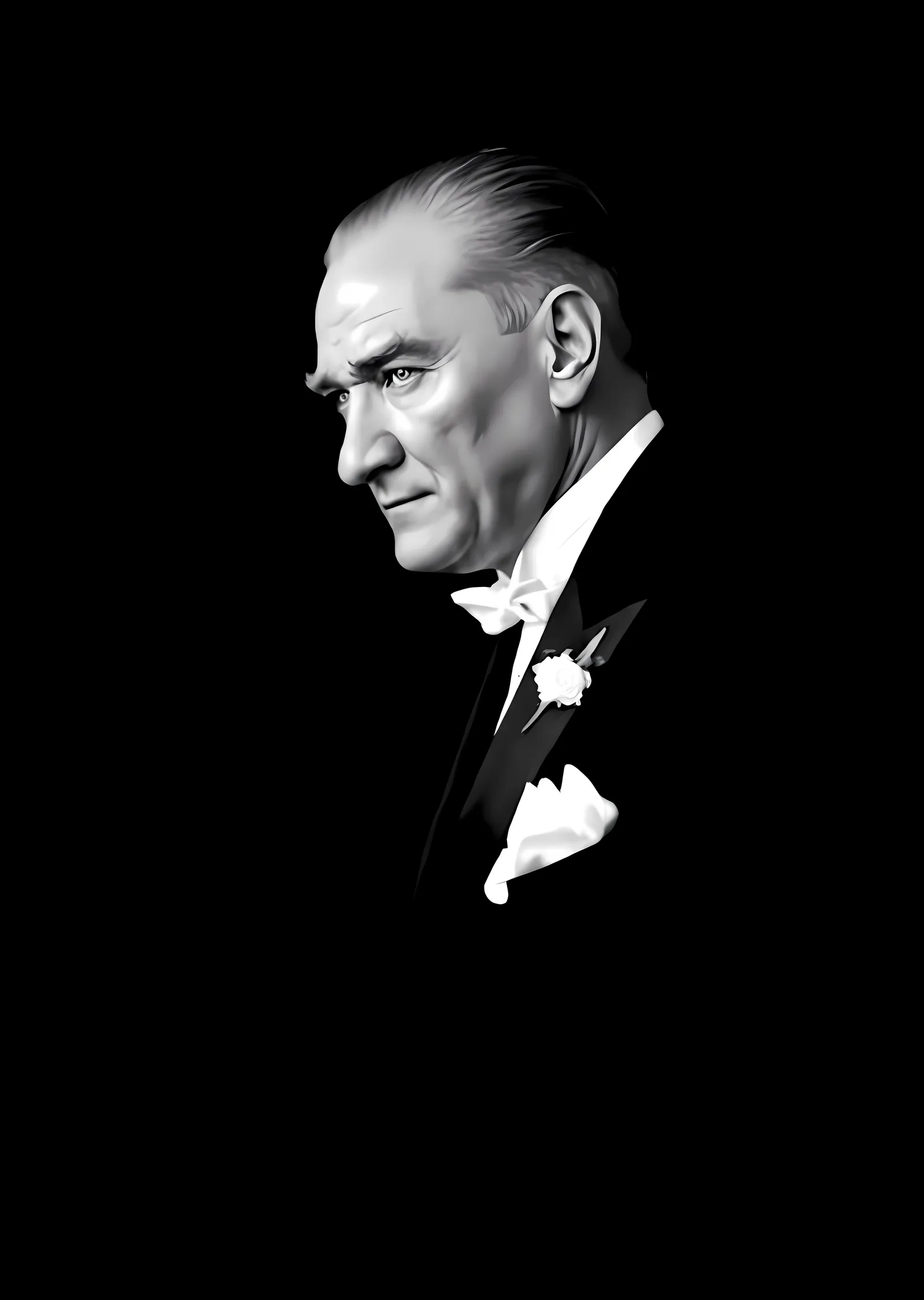 Mustafa Kemal Atatürk: Cumhuriyetçi Portre metal tablo