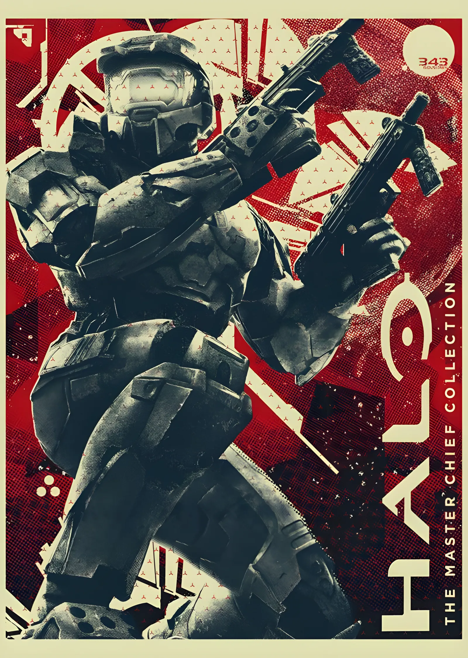 Halo: The Master Chief Collection · Çizim Afiş metal tablo