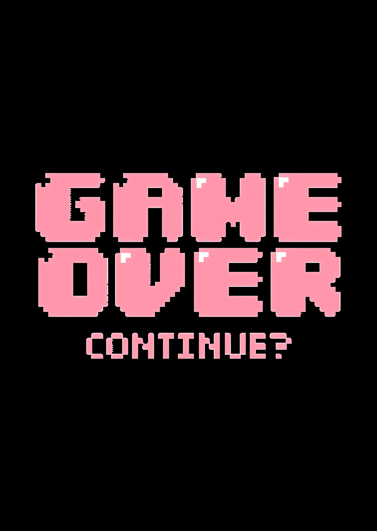 Game Over: Oyun Bitti metal tablo