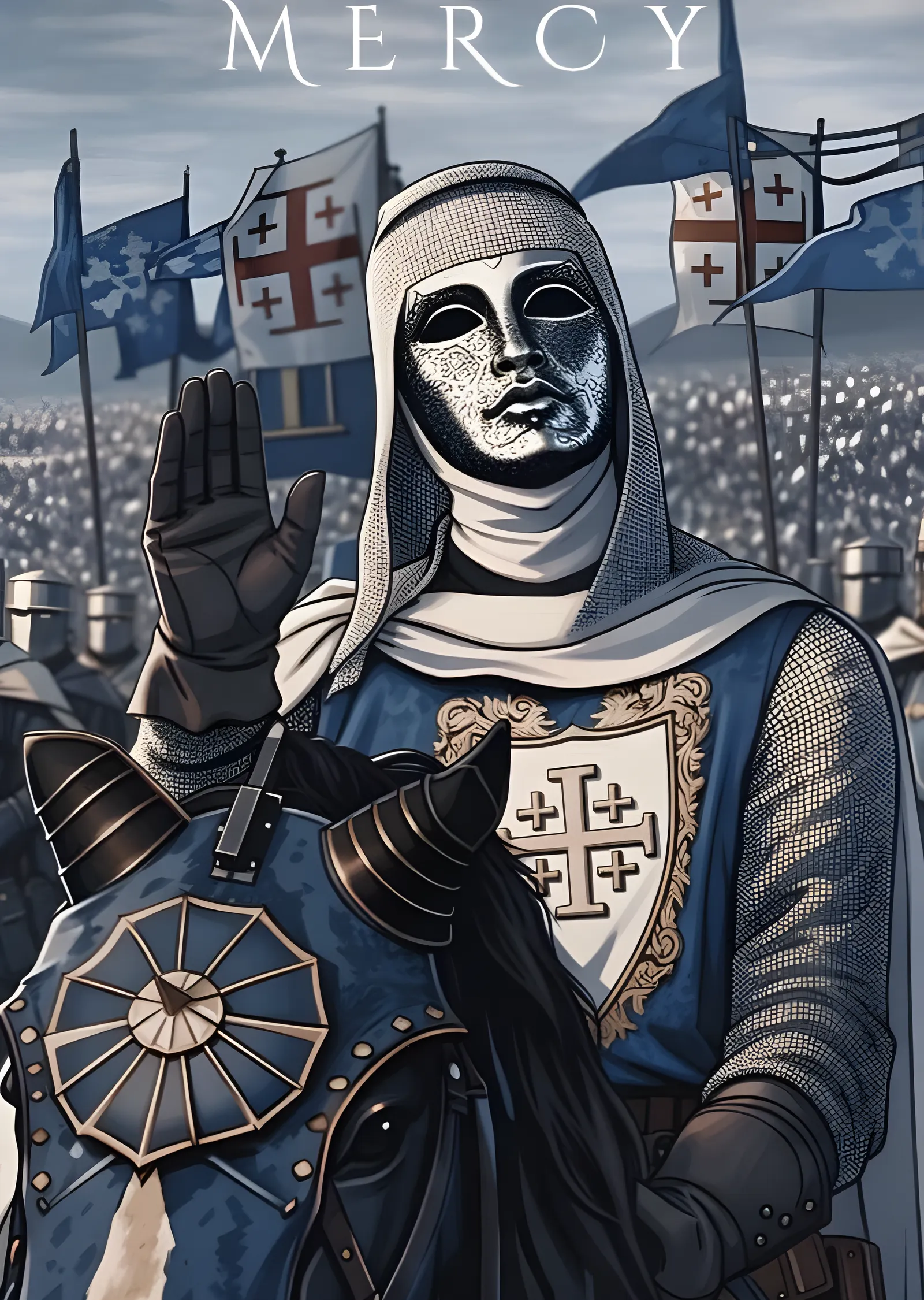 Kingdom of Heaven: Kral Baldwin metal tablo