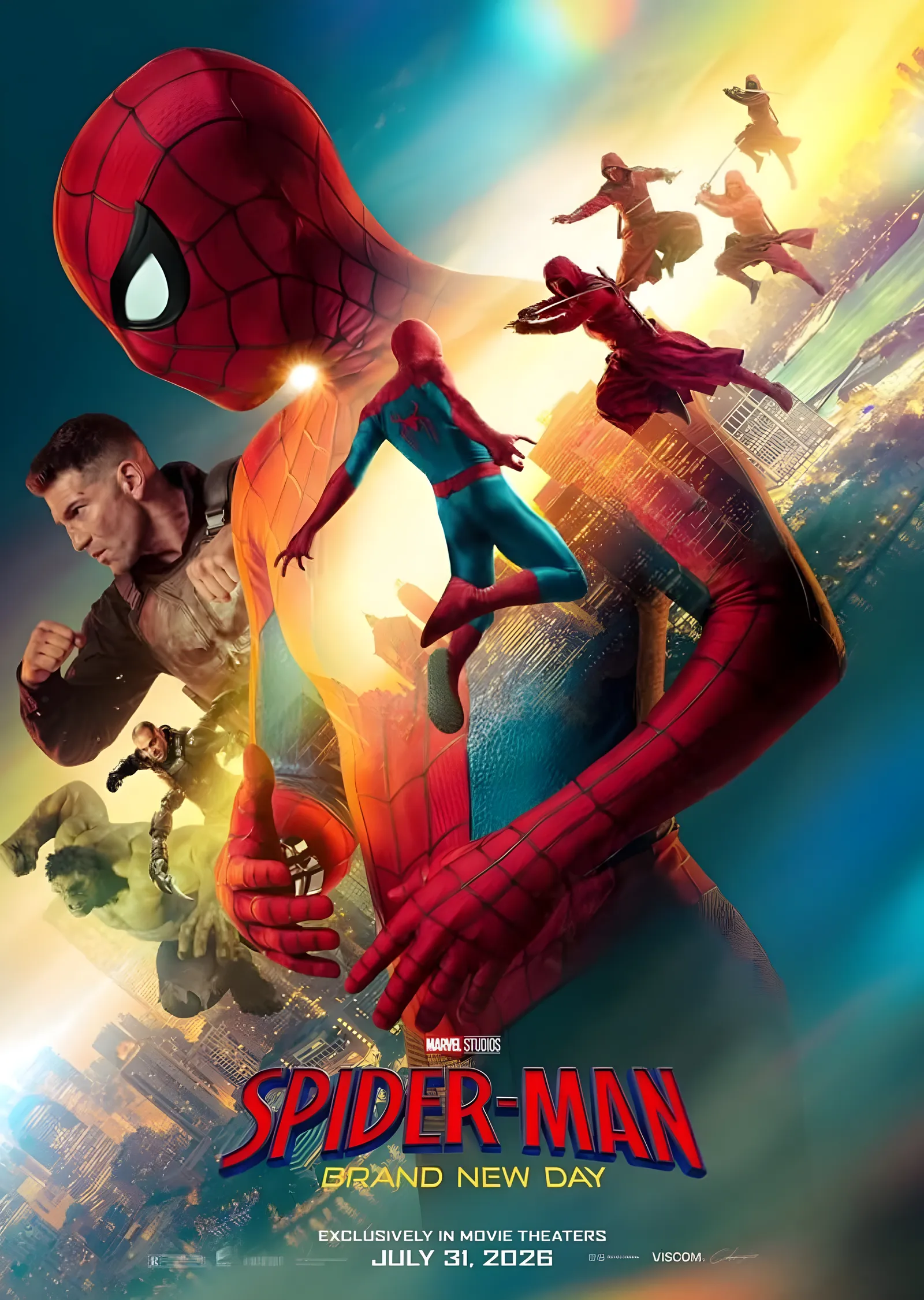 Spider-Man: Brand New Day Kadro metal tablo