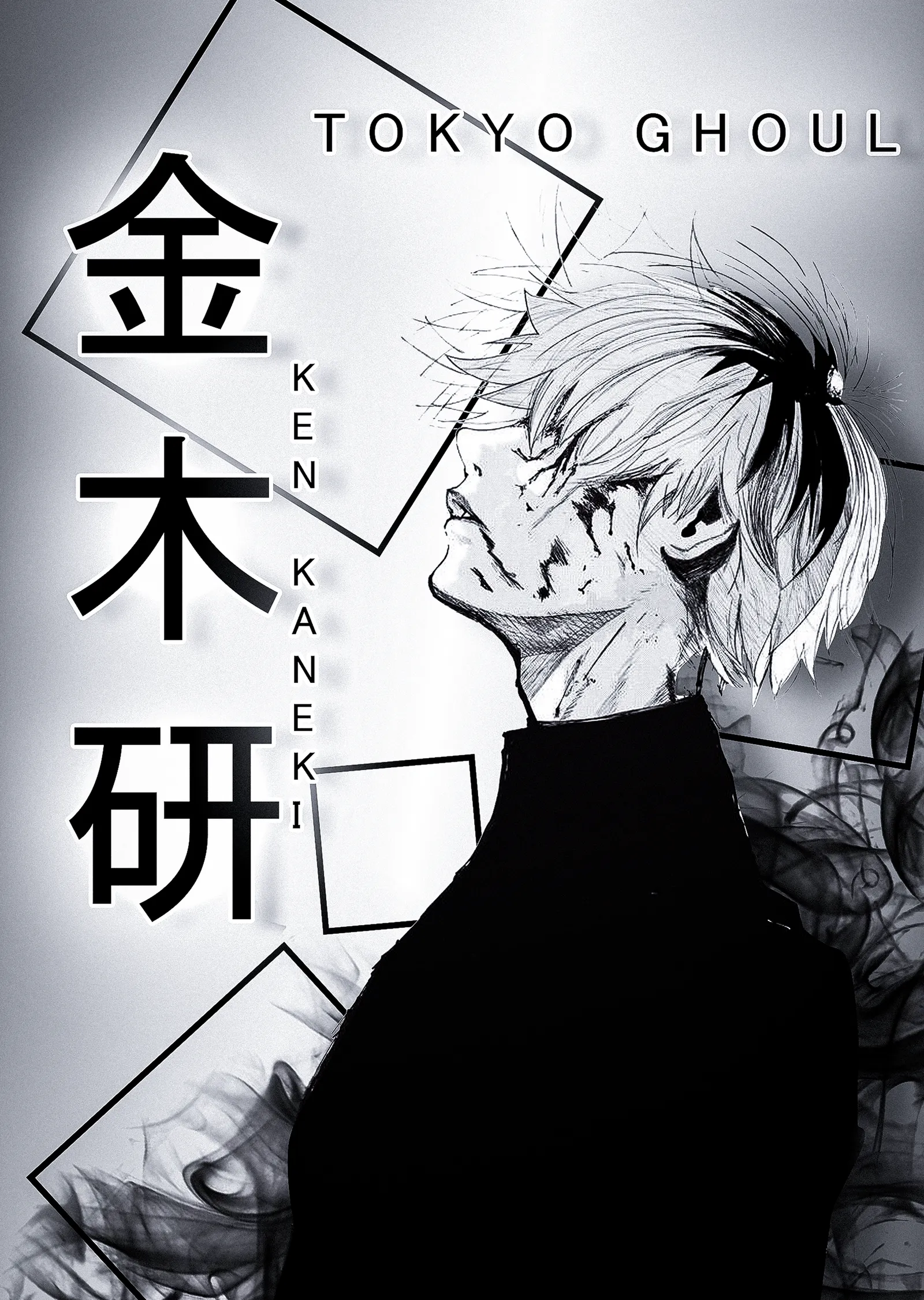 Tokyo Ghoul: Ken Kaneki Profili metal tablo
