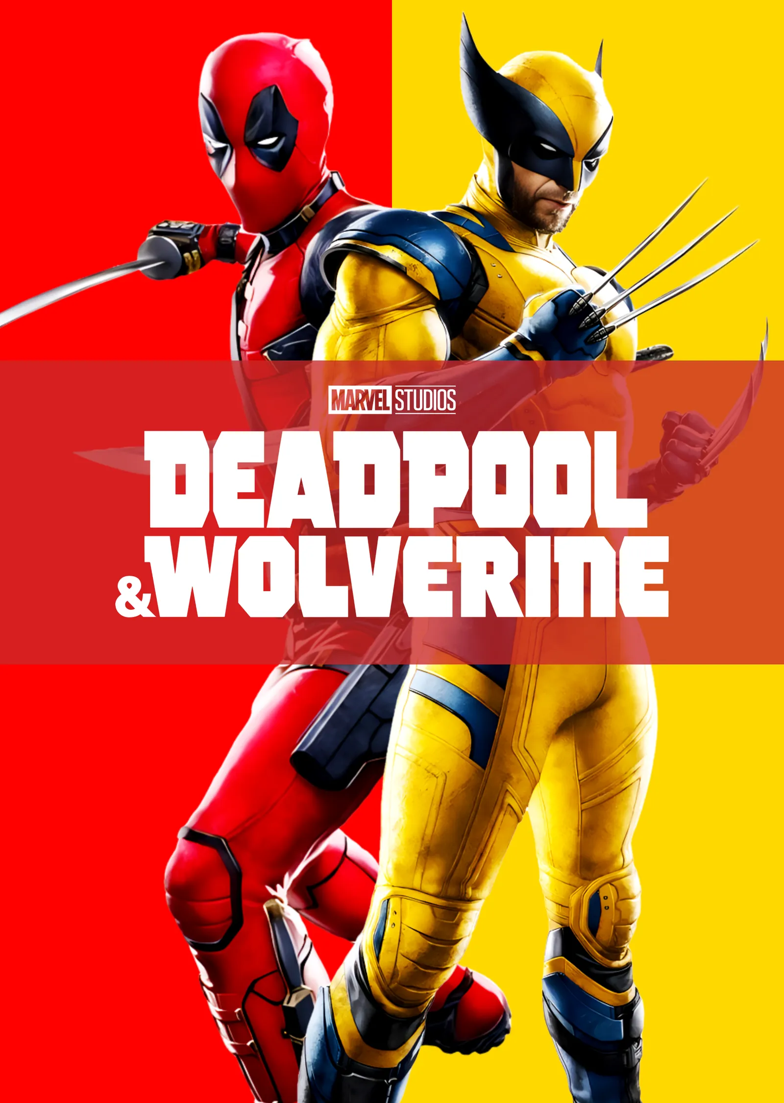 Deadpool & Wolverine metal tablo