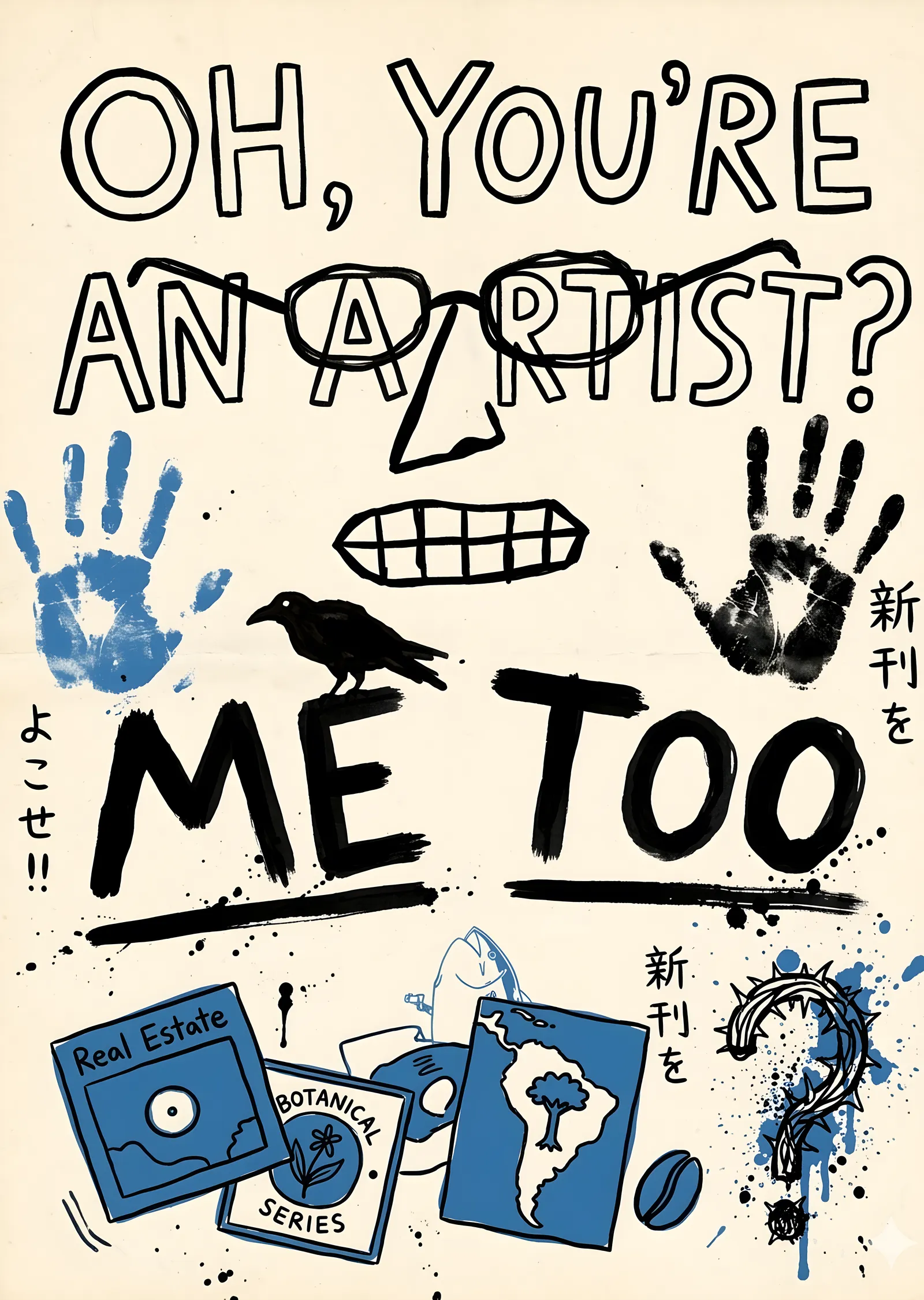 Oh, You're an Artist? Me Too metal tablo