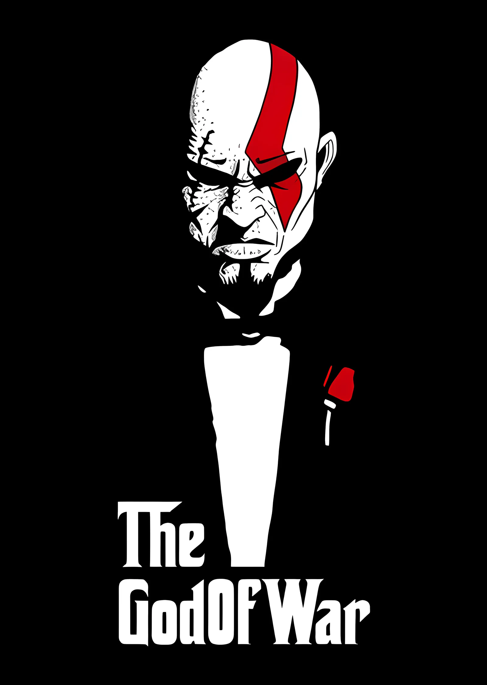 God of War: Kratos metal tablo