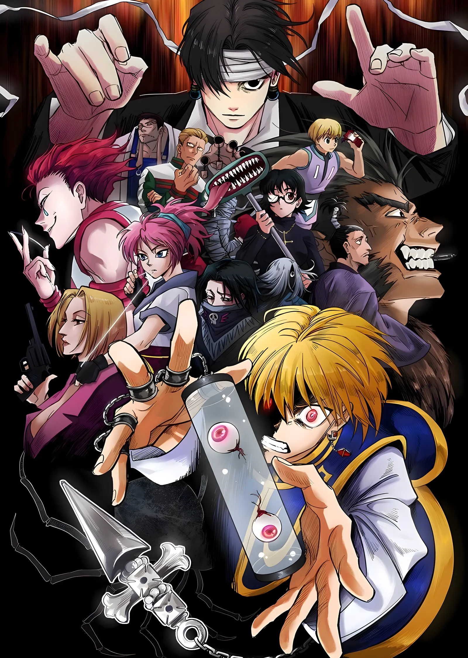 Hunter x Hunter: Yorknew Kadrosu metal tablo