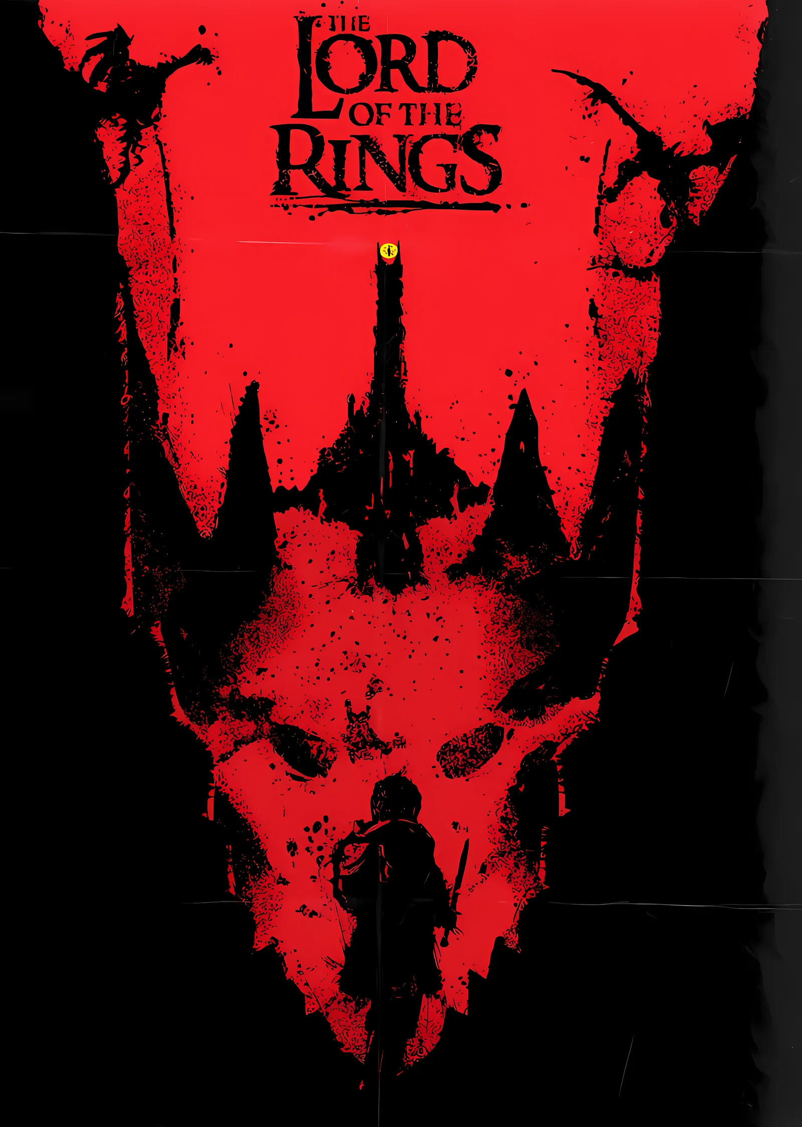 The Lord of the Rings: Kızıl Kule metal tablo