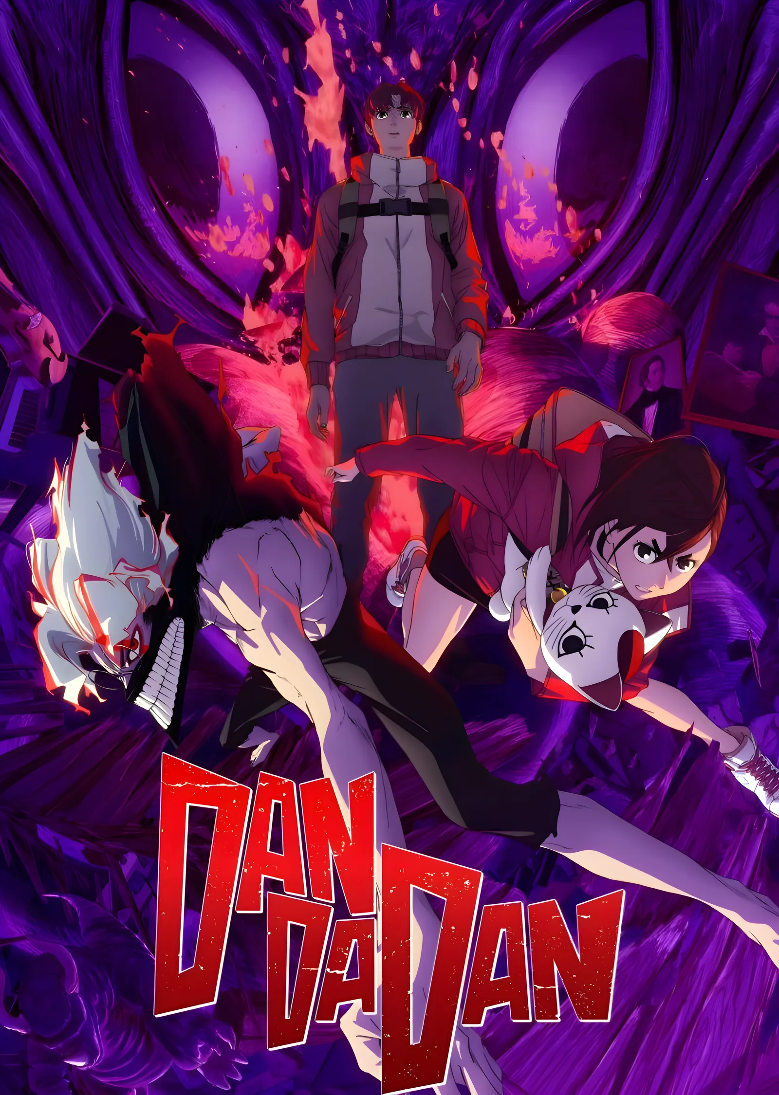Dandadan: Mor Boyut metal tablo