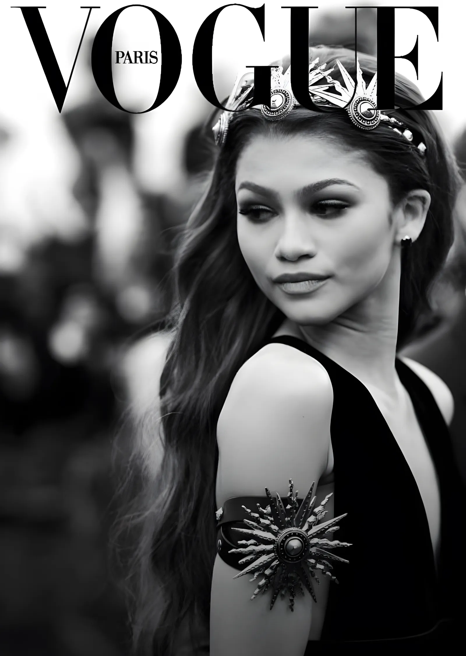 Zendaya · Vogue Paris metal tablo