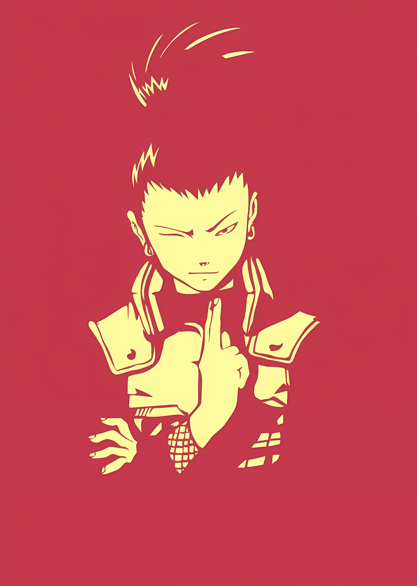 Shikamaru Nara metal tablo