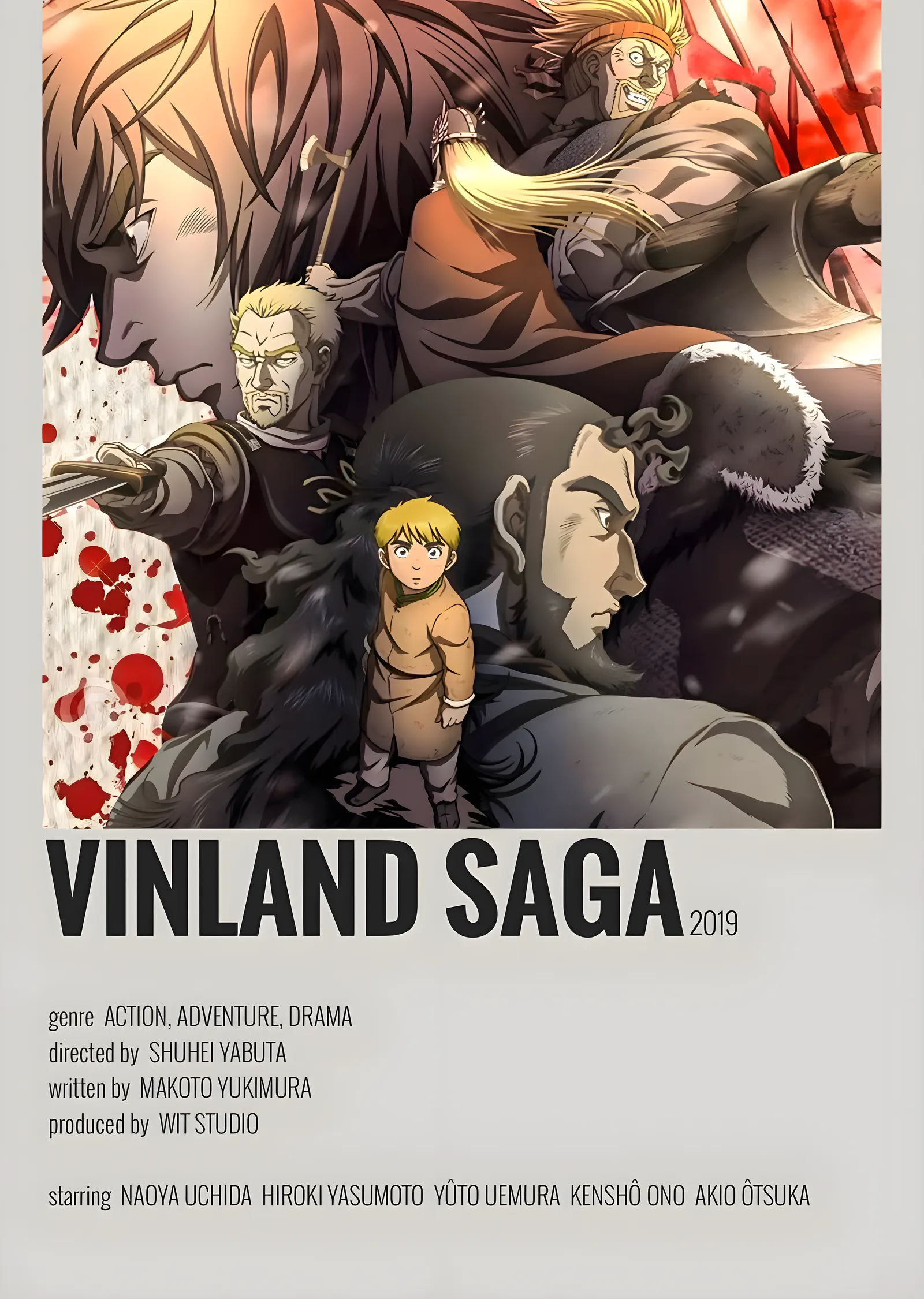 Vinland Saga 2019: Savaş ve Çocukluk metal tablo