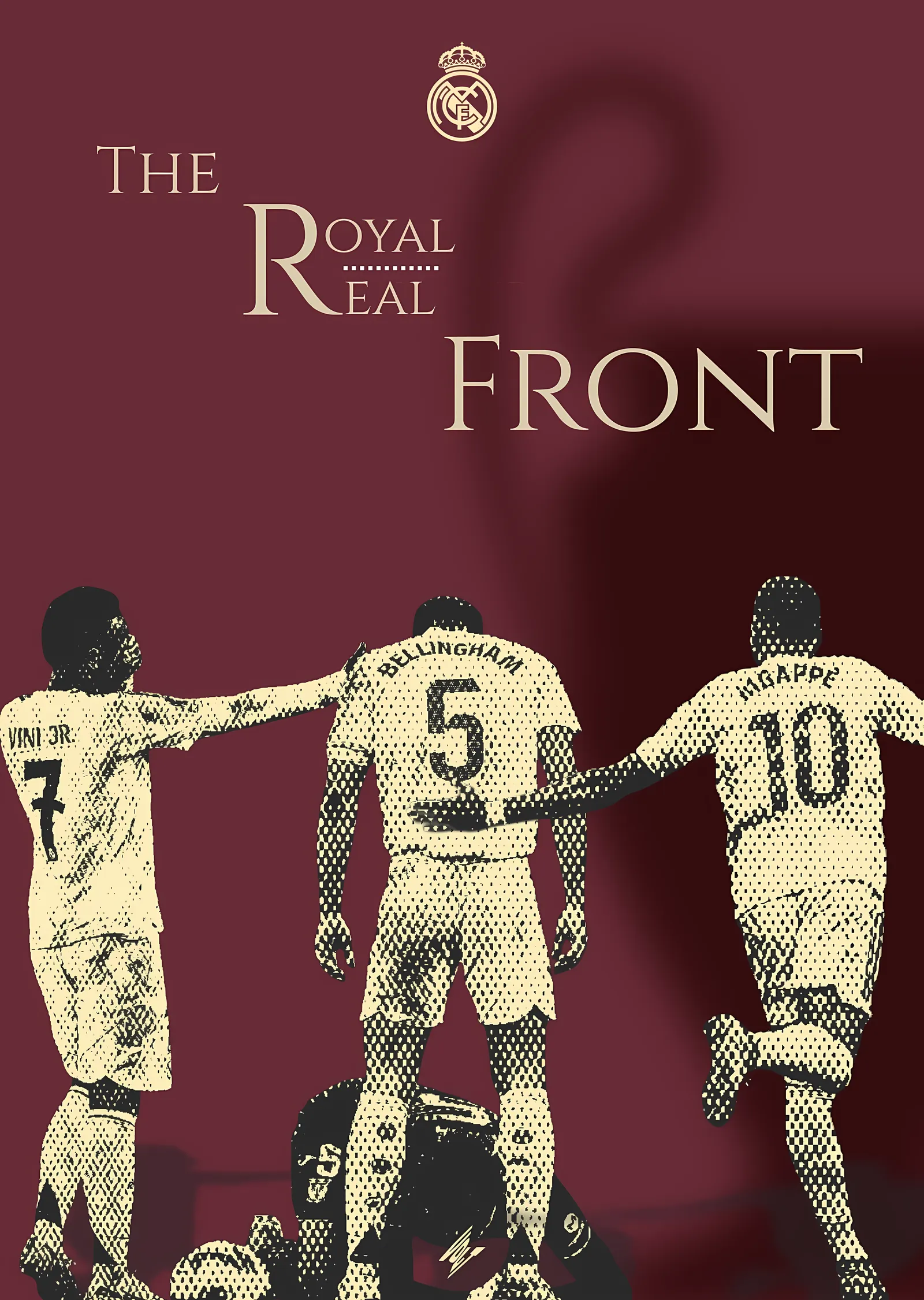 Real Madrid: The Royal Front metal tablo
