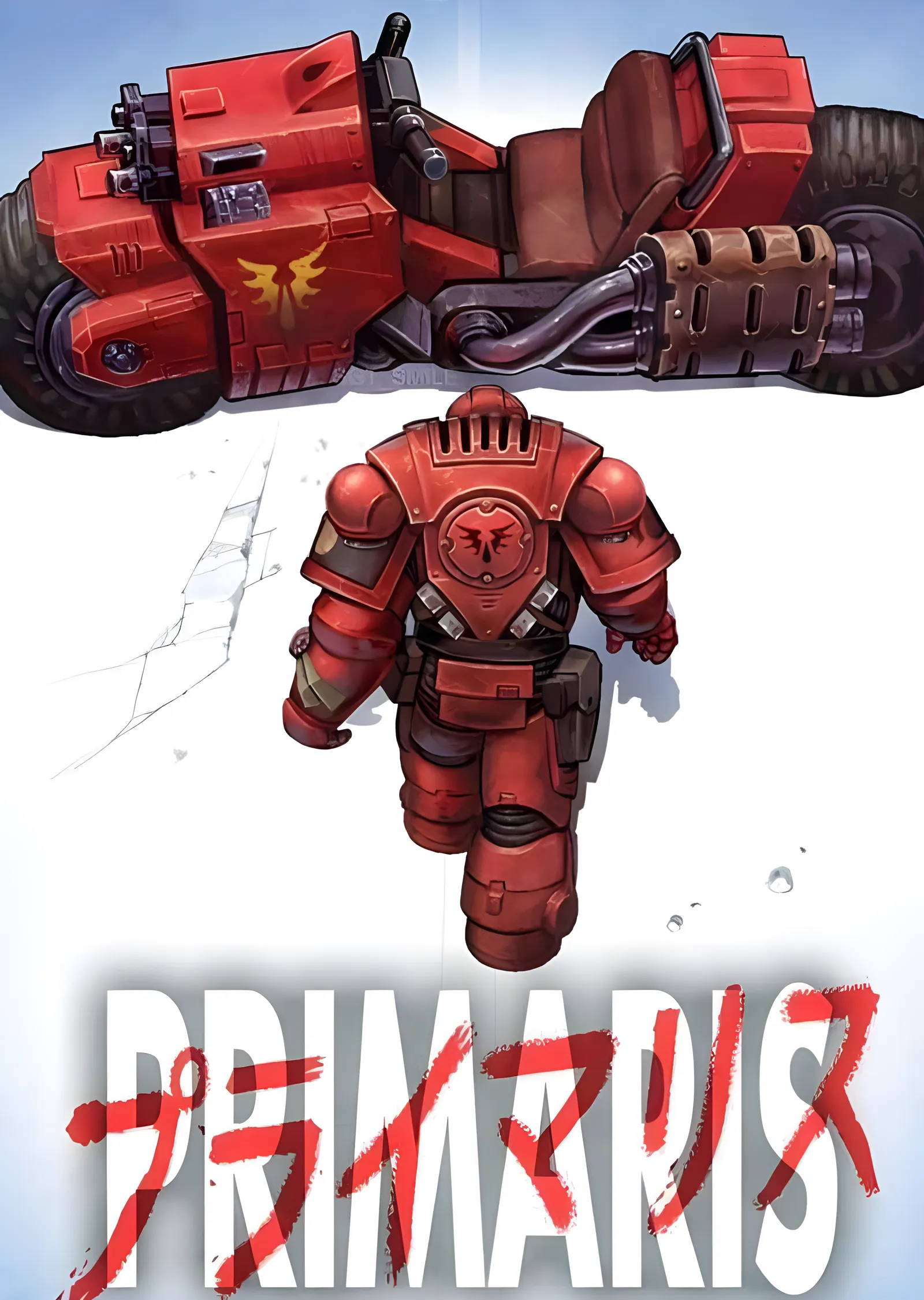 Primaris: Kırmızı Zırh metal tablo