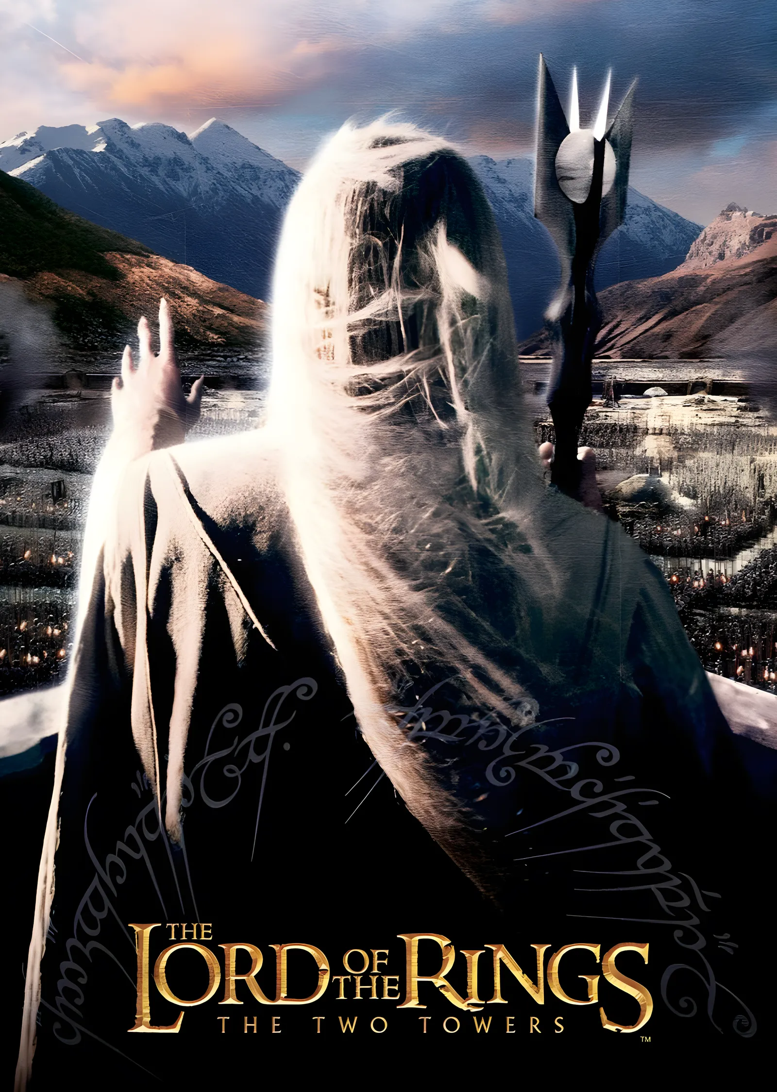 The Lord of the Rings: The Two Towers · Isengard metal tablo